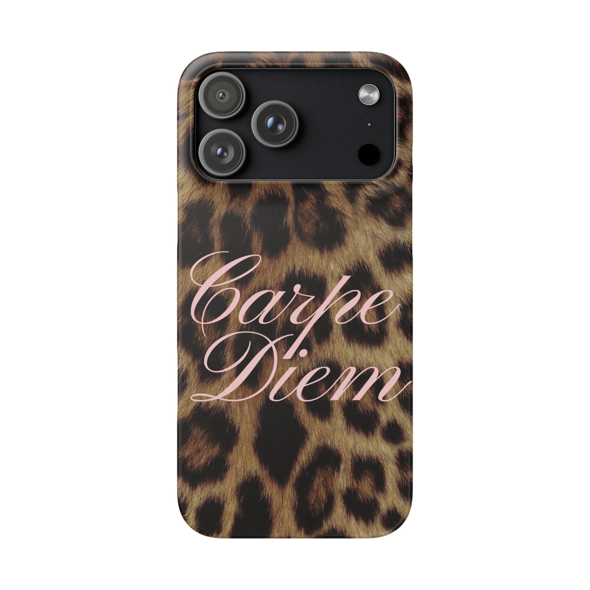 Carpe Diem - Leopard phone case