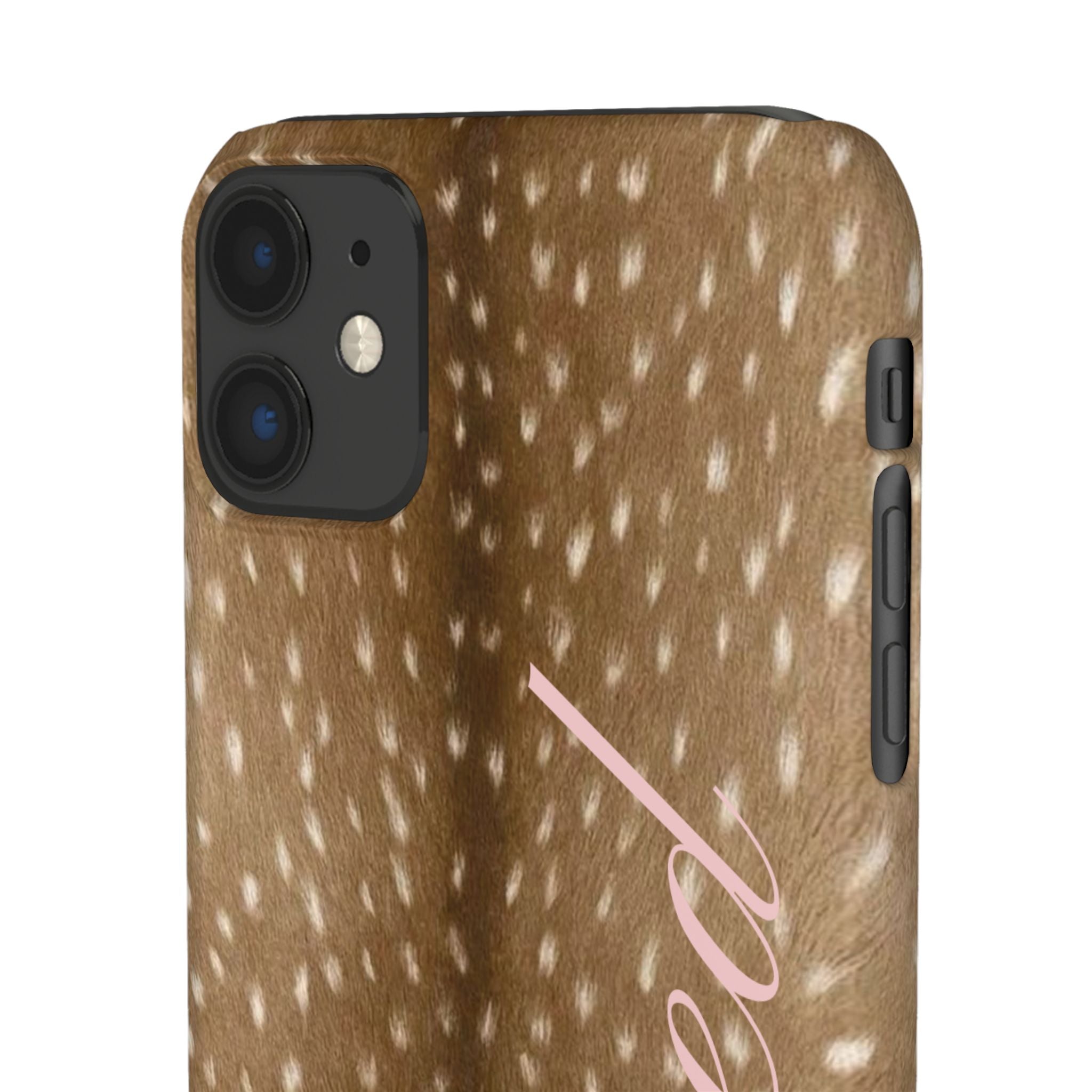 Blessed - Brown Spotted Deer Fur Phone case
