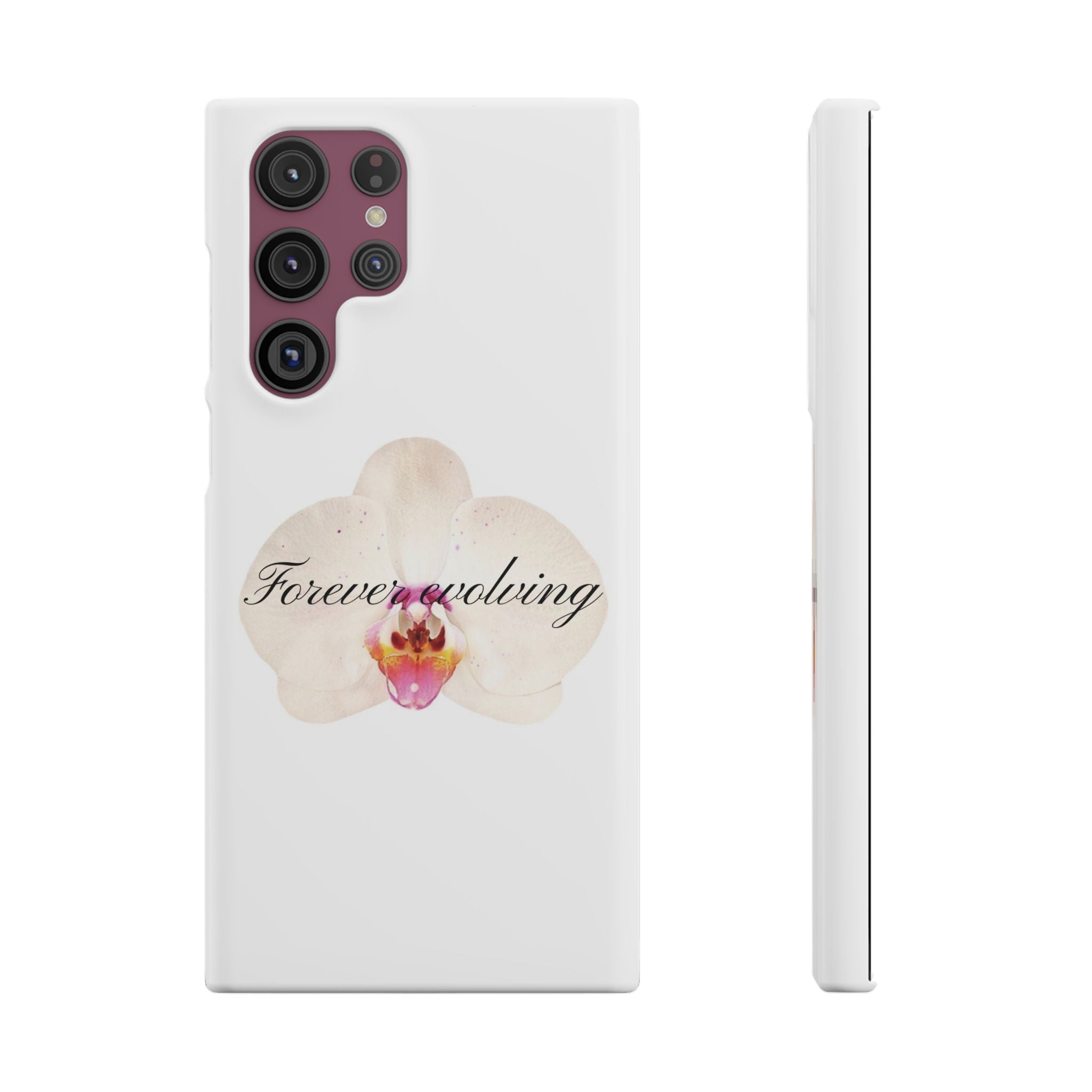 Forever evolving - Orchid phone case