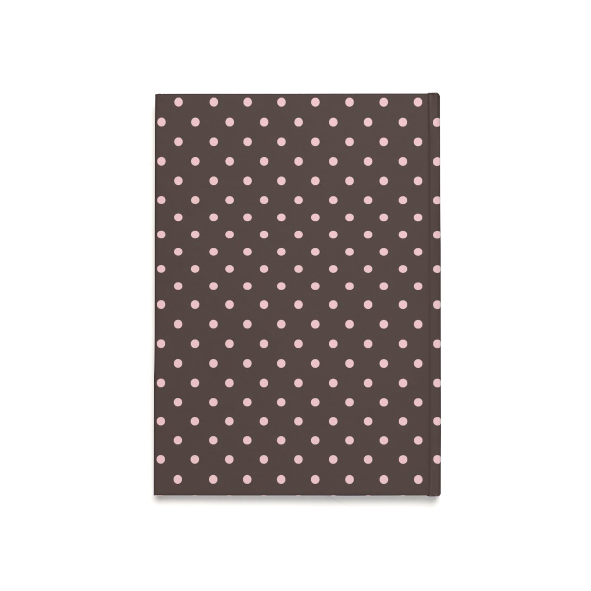 I can and I will - Mocha polka dot journal