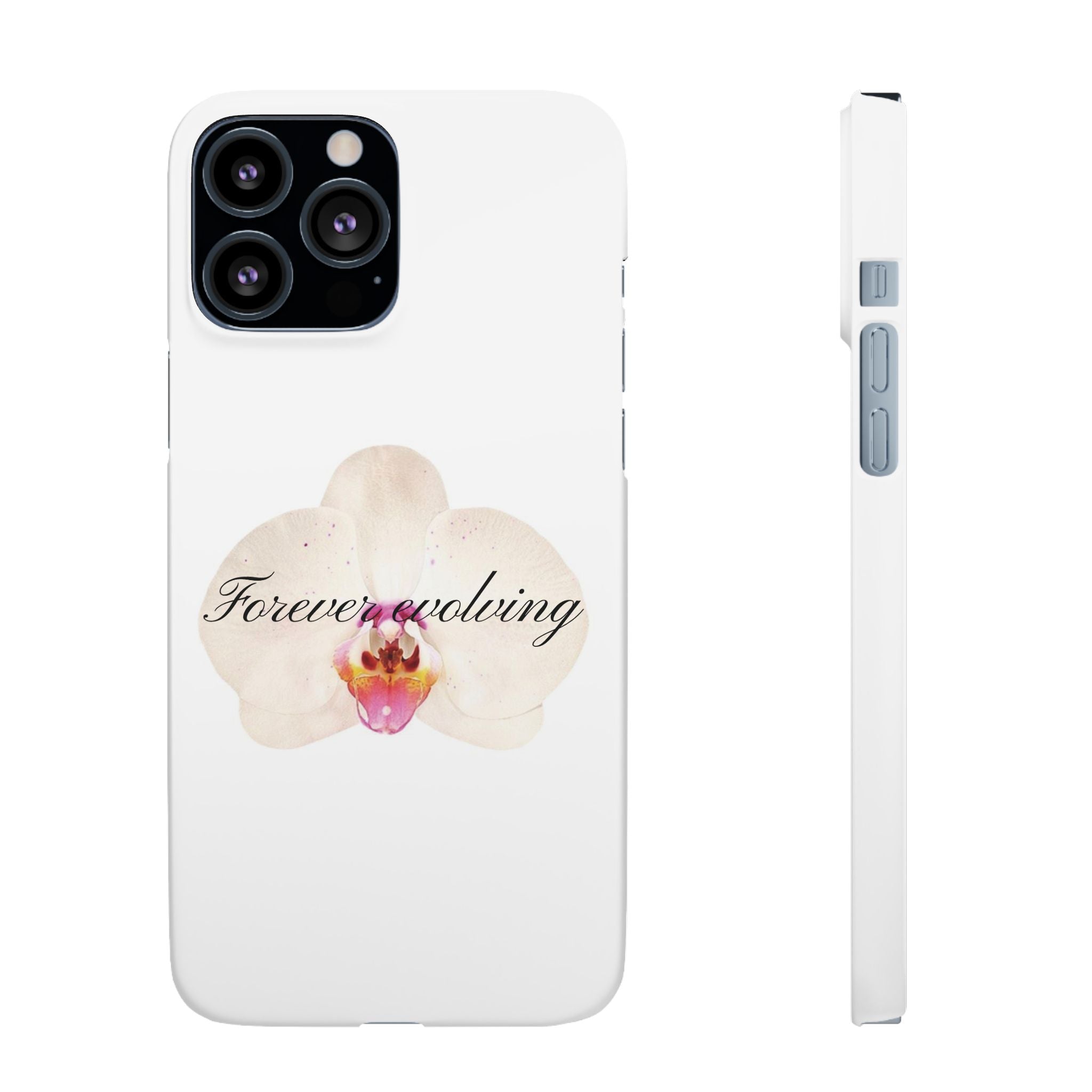 Forever evolving - Orchid phone case