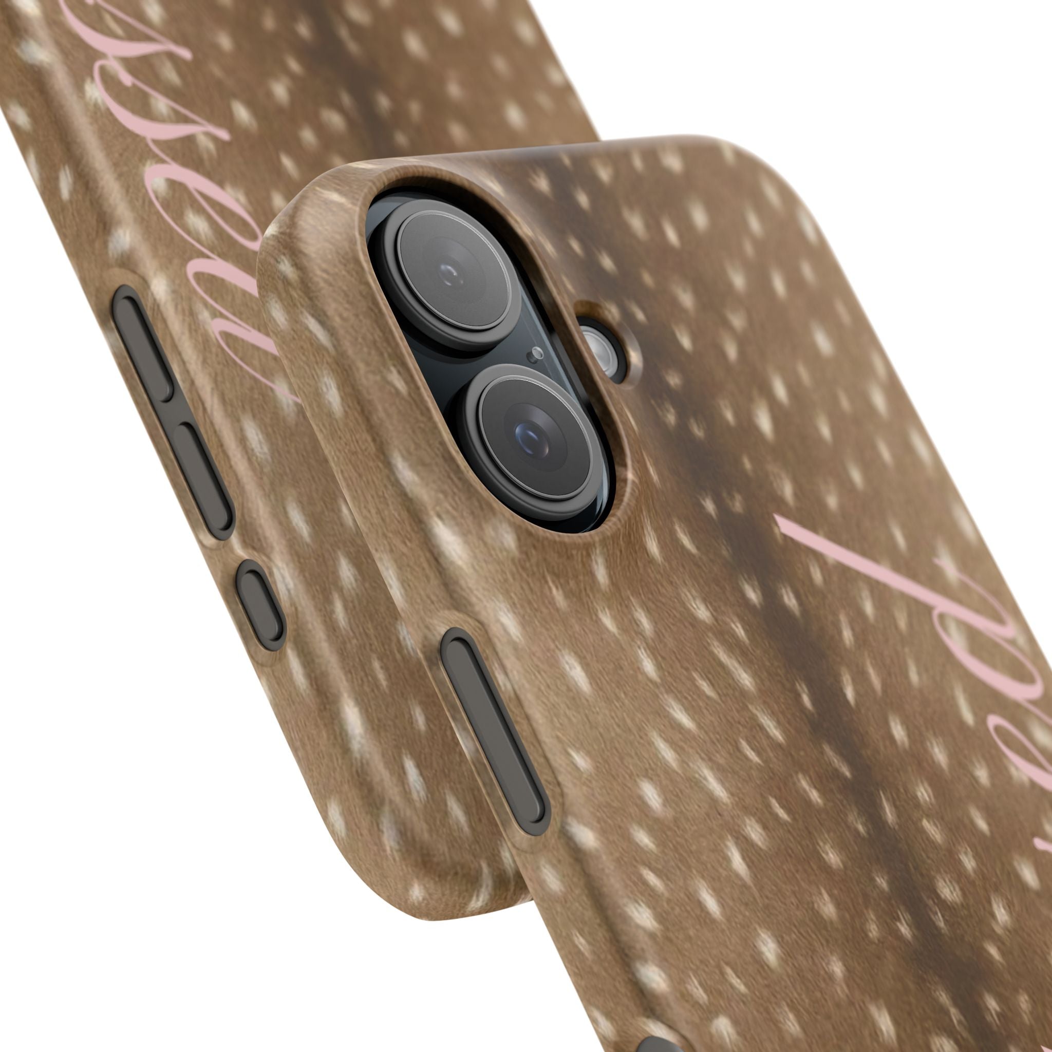 Blessed - Brown Spotted Deer Fur Phone case