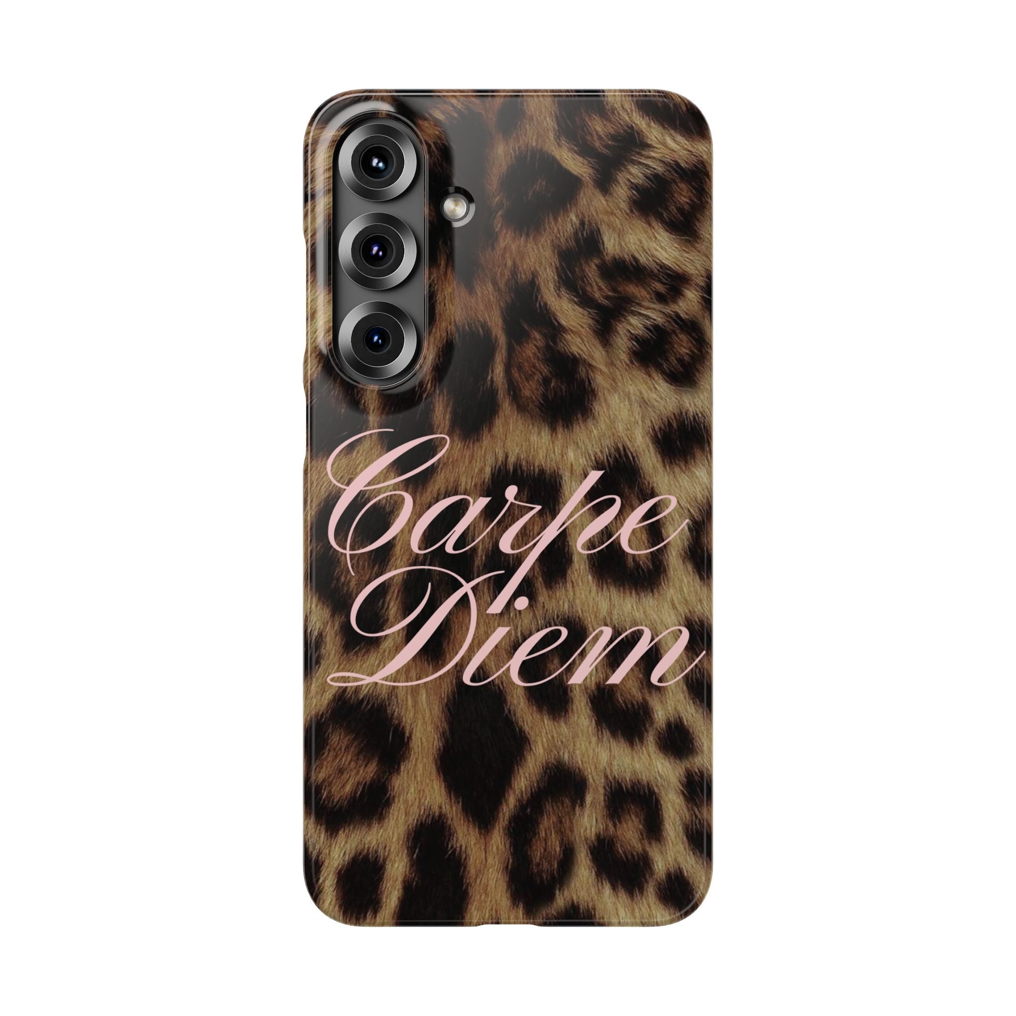 Carpe Diem - Leopard phone case