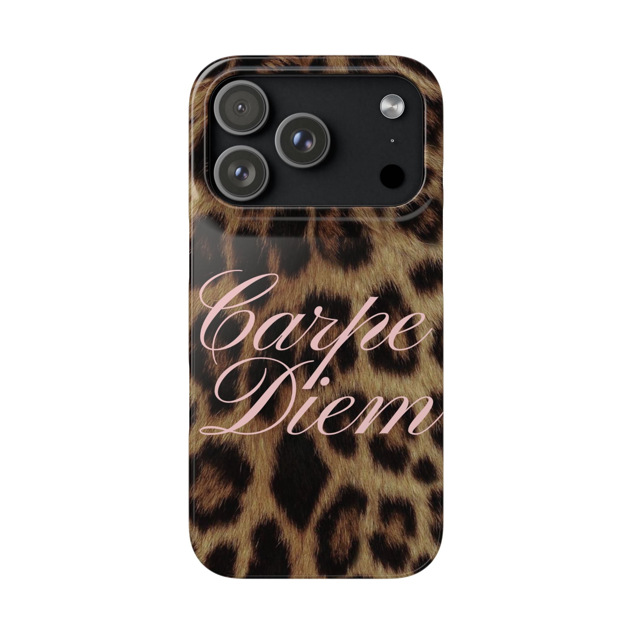 Carpe Diem - Leopard phone case