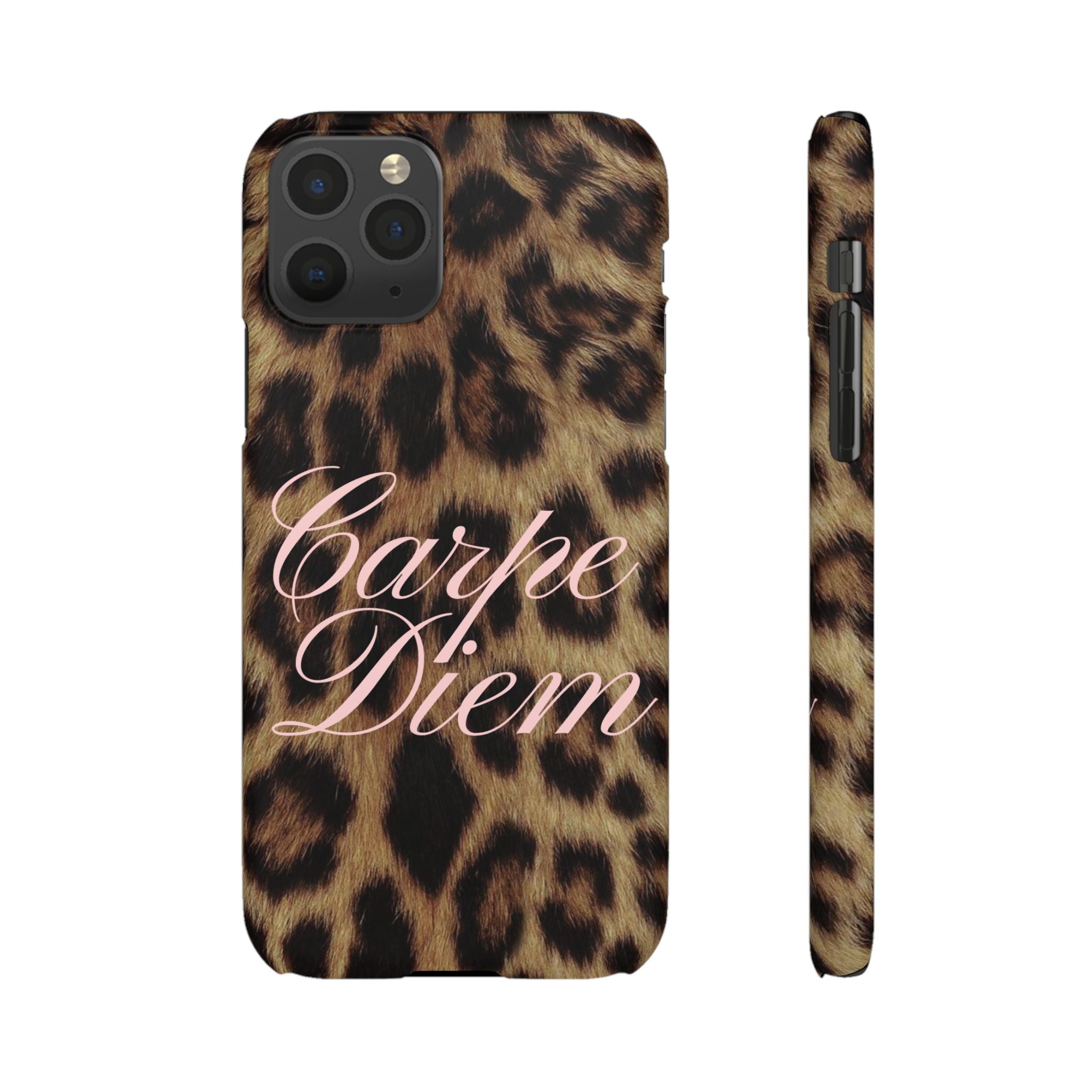 Carpe Diem - Leopard phone case