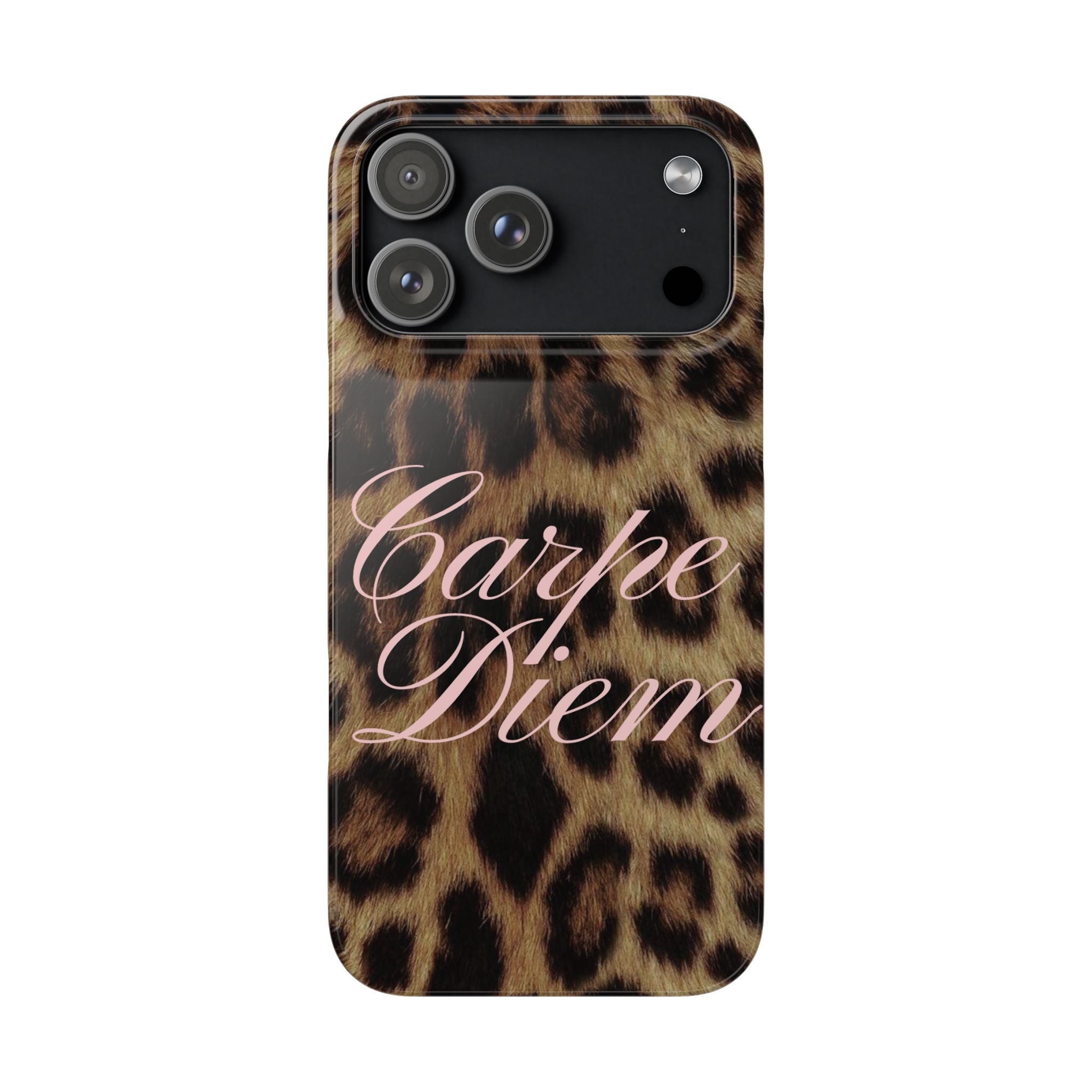 Carpe Diem - Leopard phone case