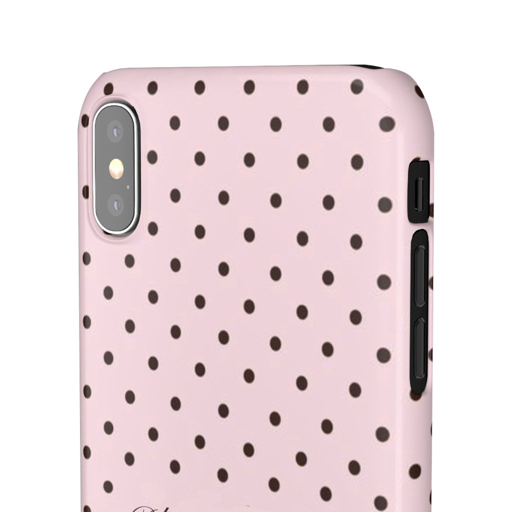 Blessed by God - Pink polka dot case