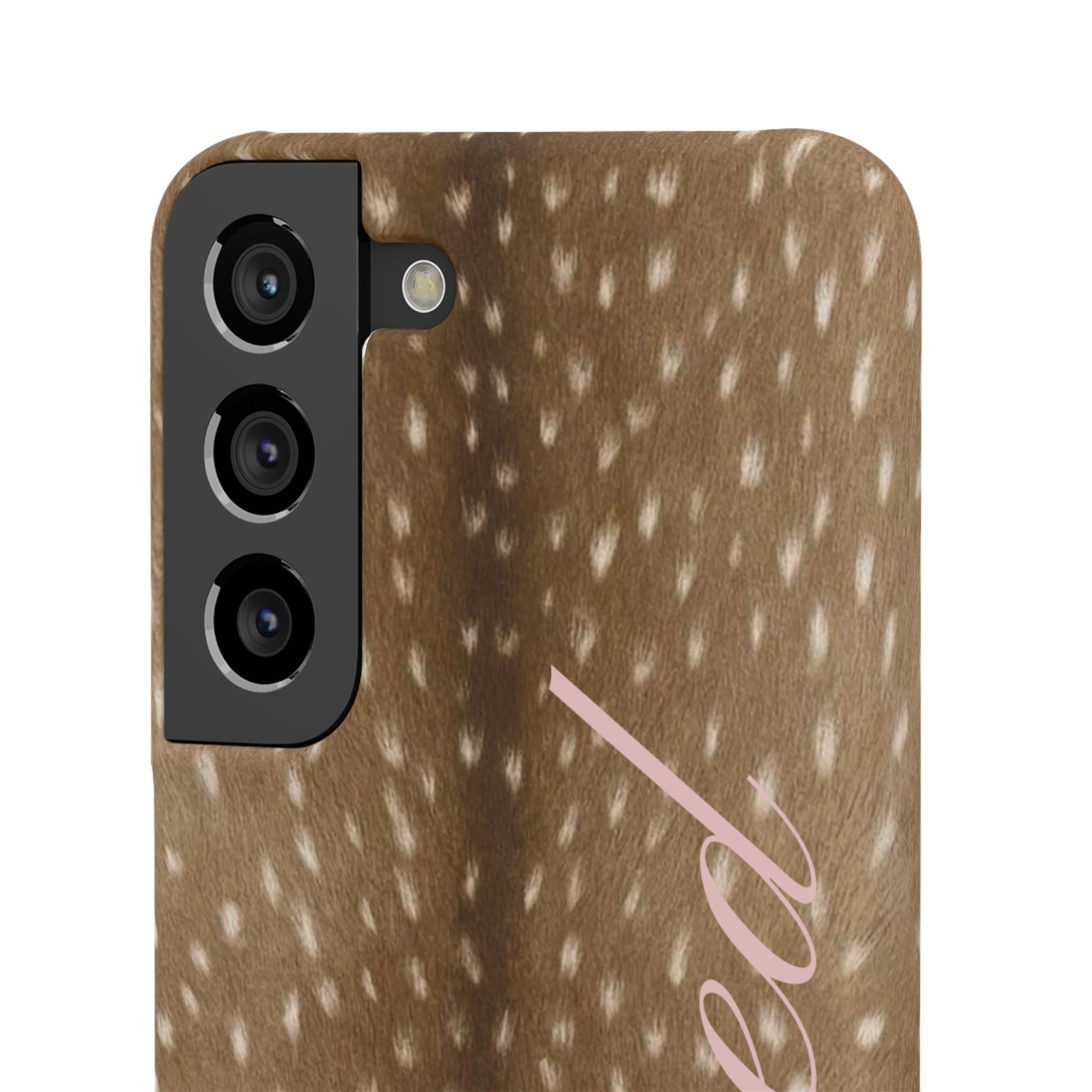 Blessed - Brown Spotted Deer Fur Phone case