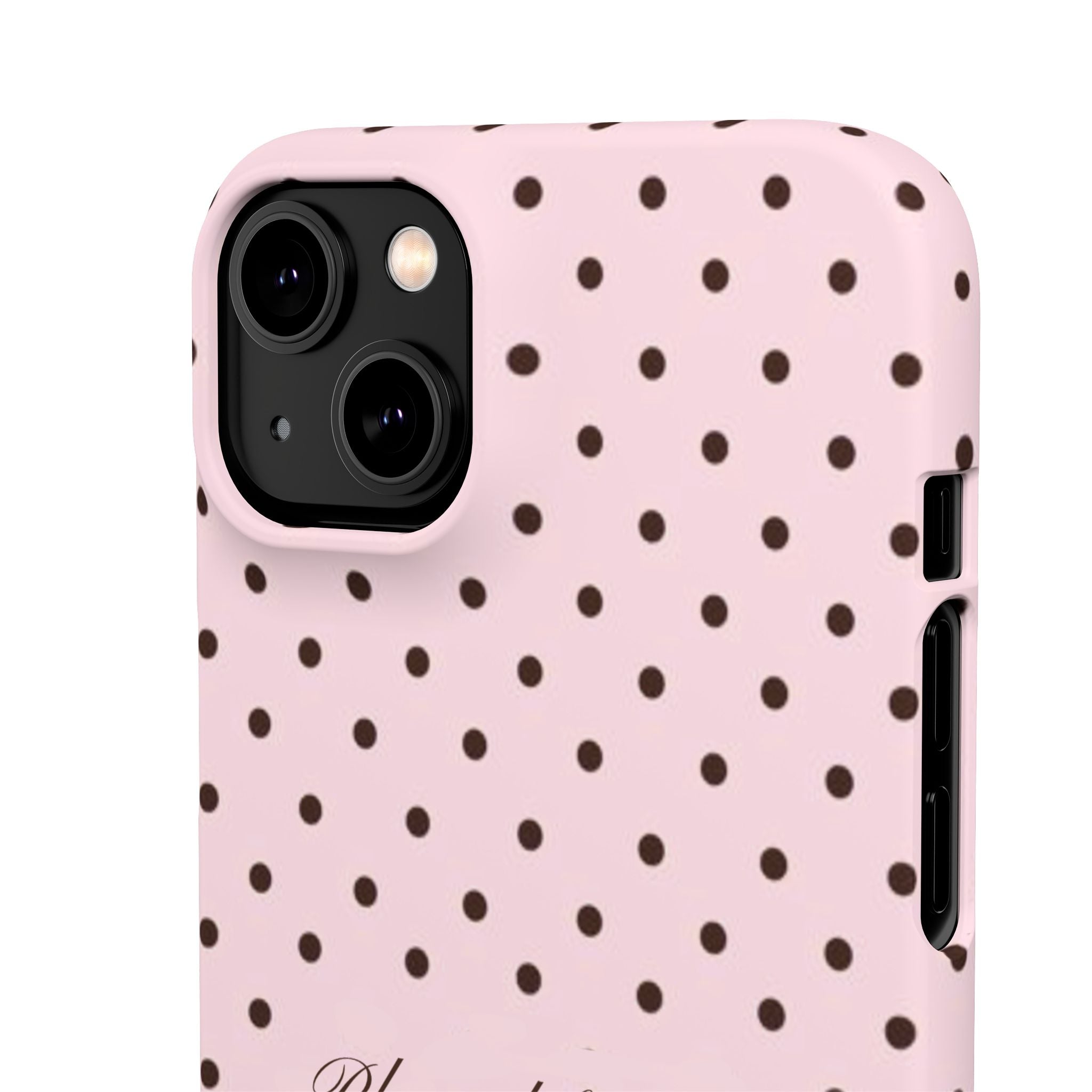 Blessed by God - Pink polka dot case