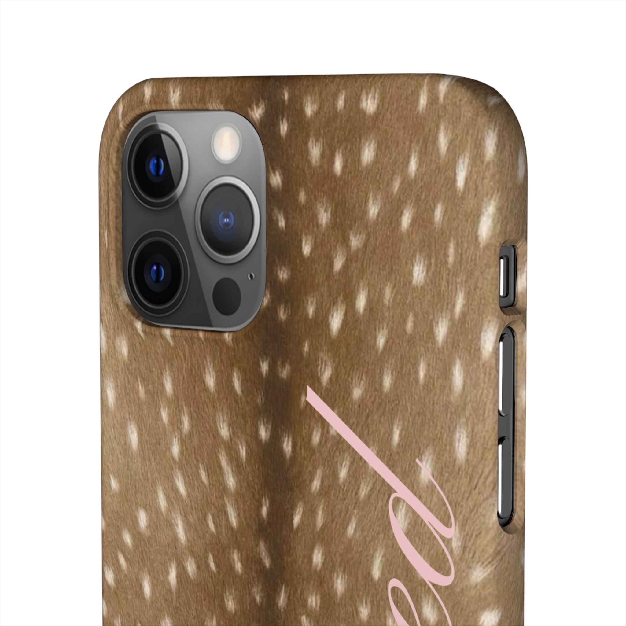 Blessed - Brown Spotted Deer Fur Phone case