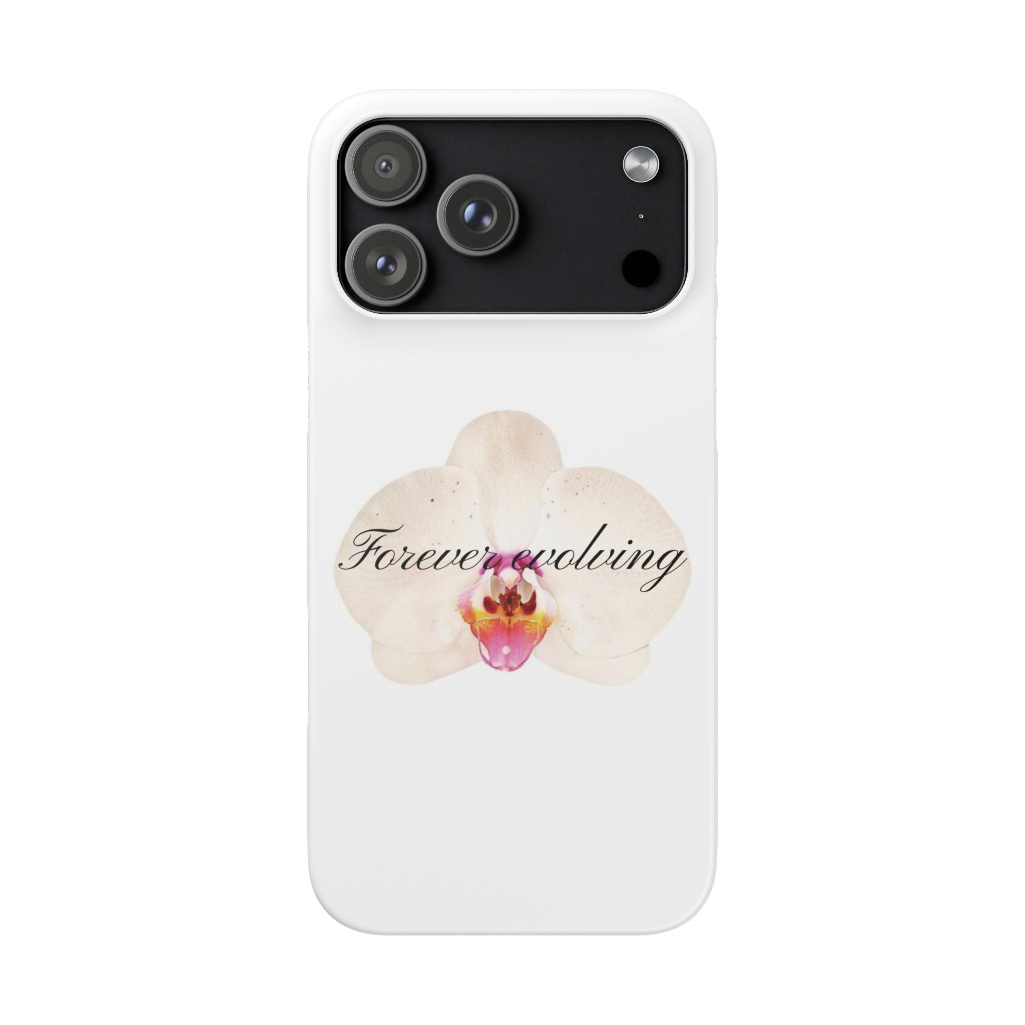 Forever evolving - Orchid phone case