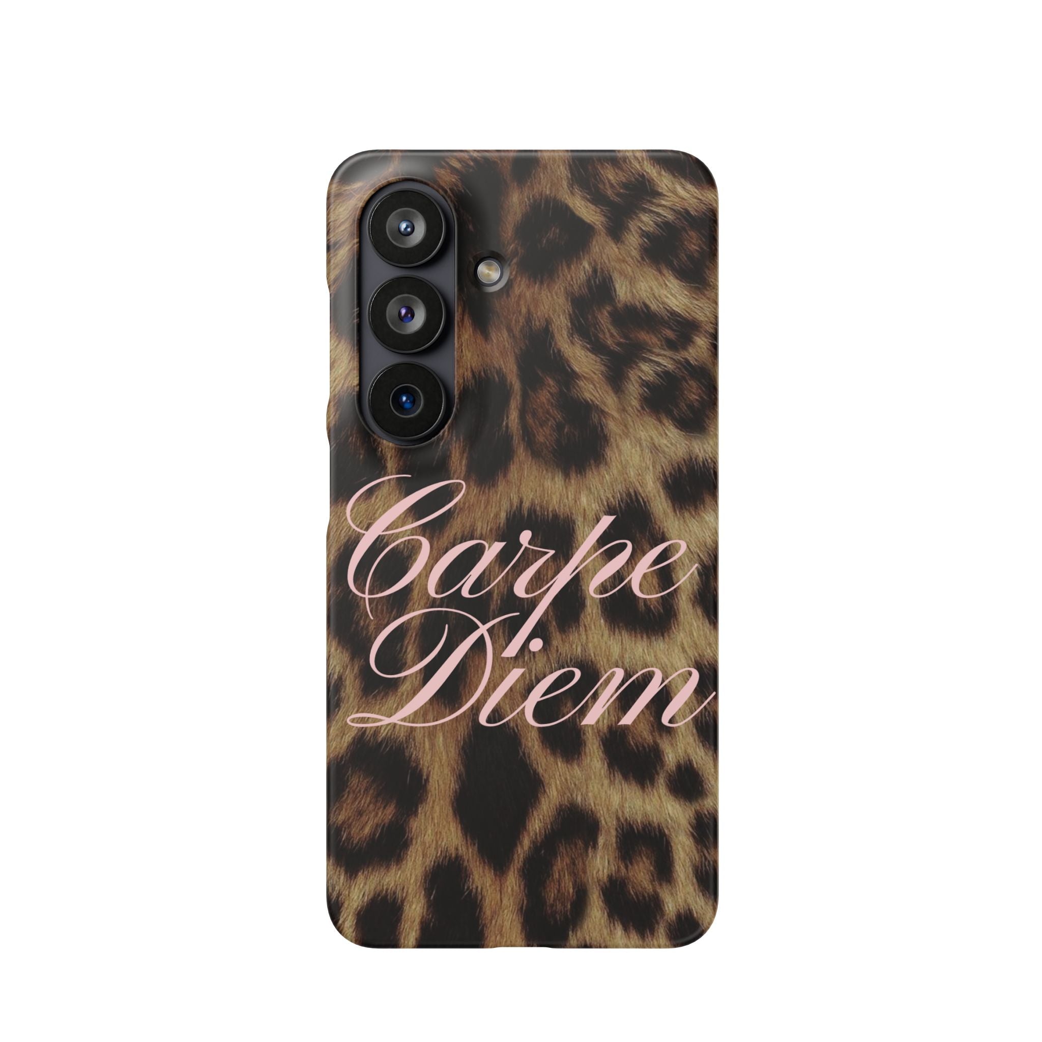 Carpe Diem - Leopard phone case