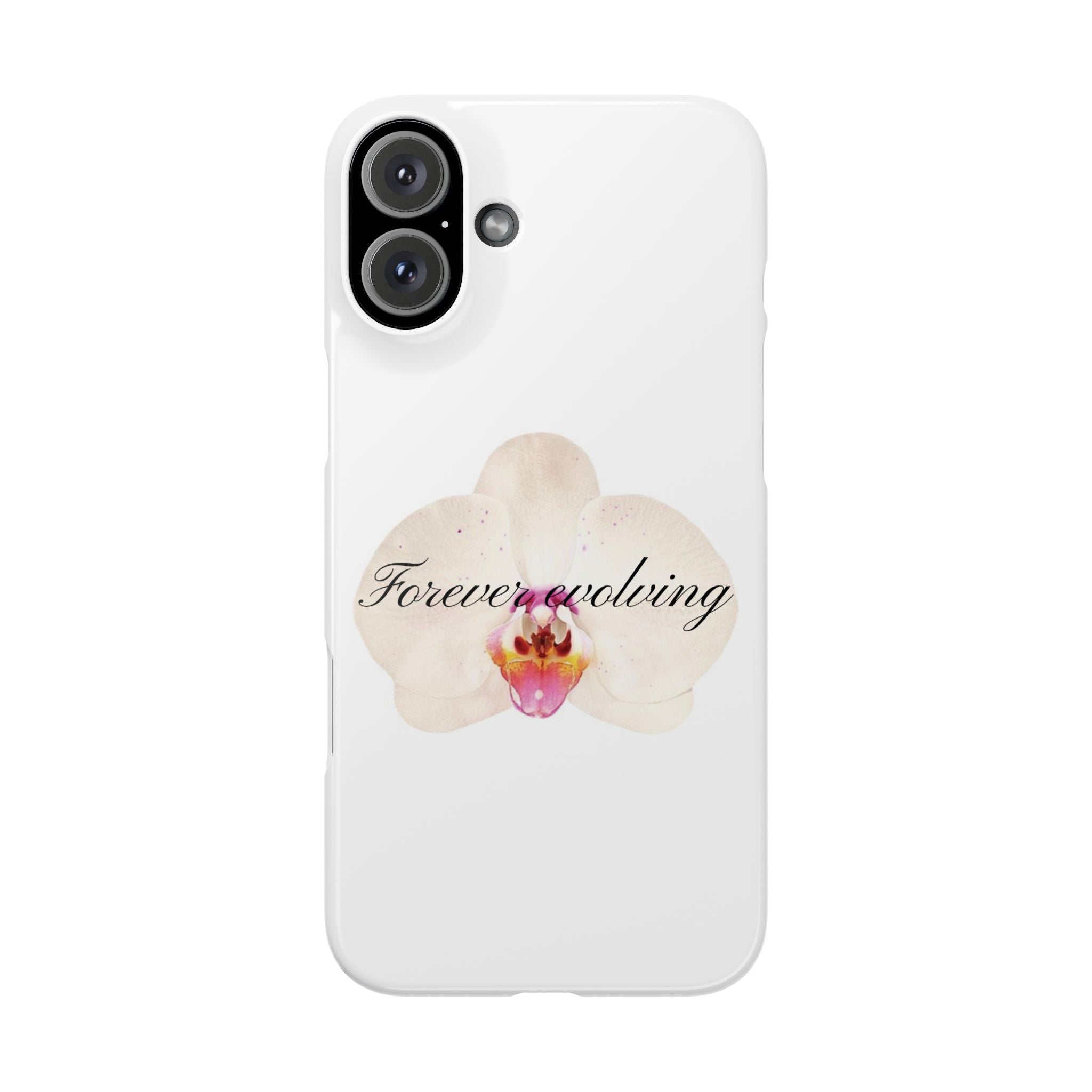 Forever evolving - Orchid phone case