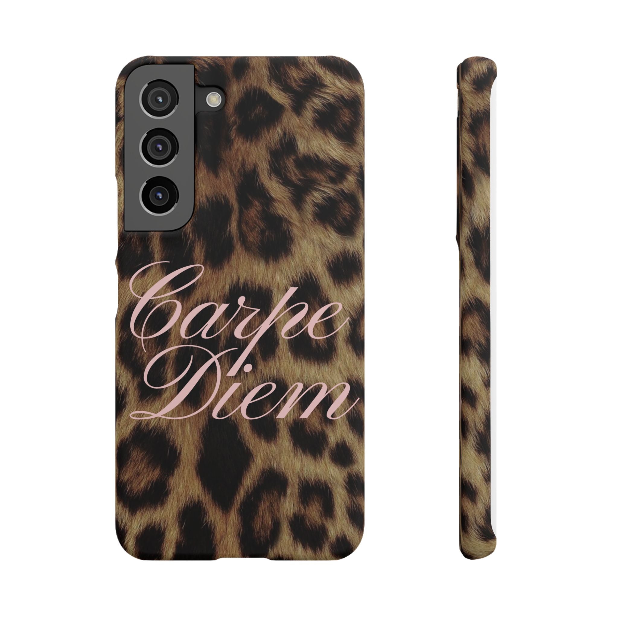 Carpe Diem - Leopard phone case