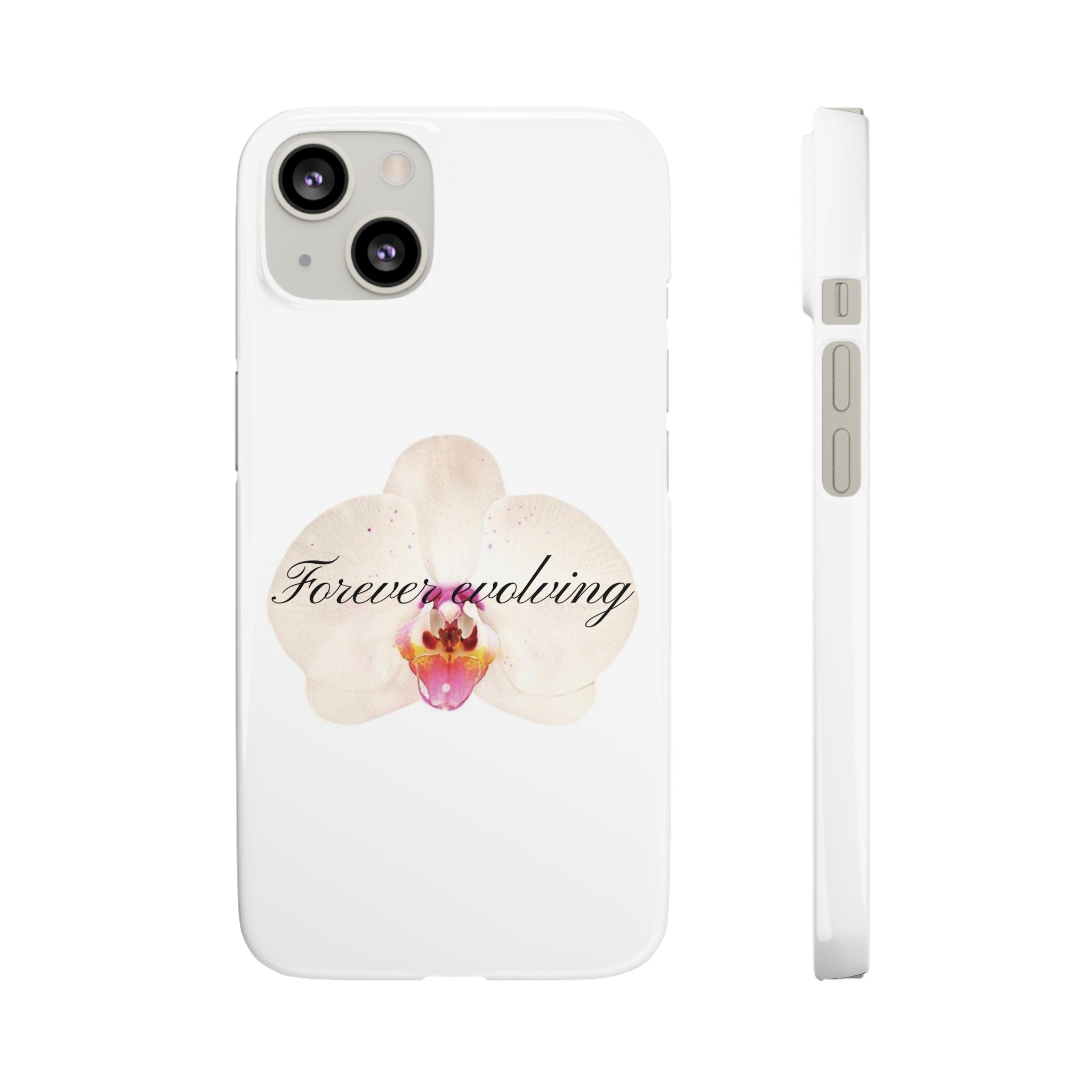 Forever evolving - Orchid phone case