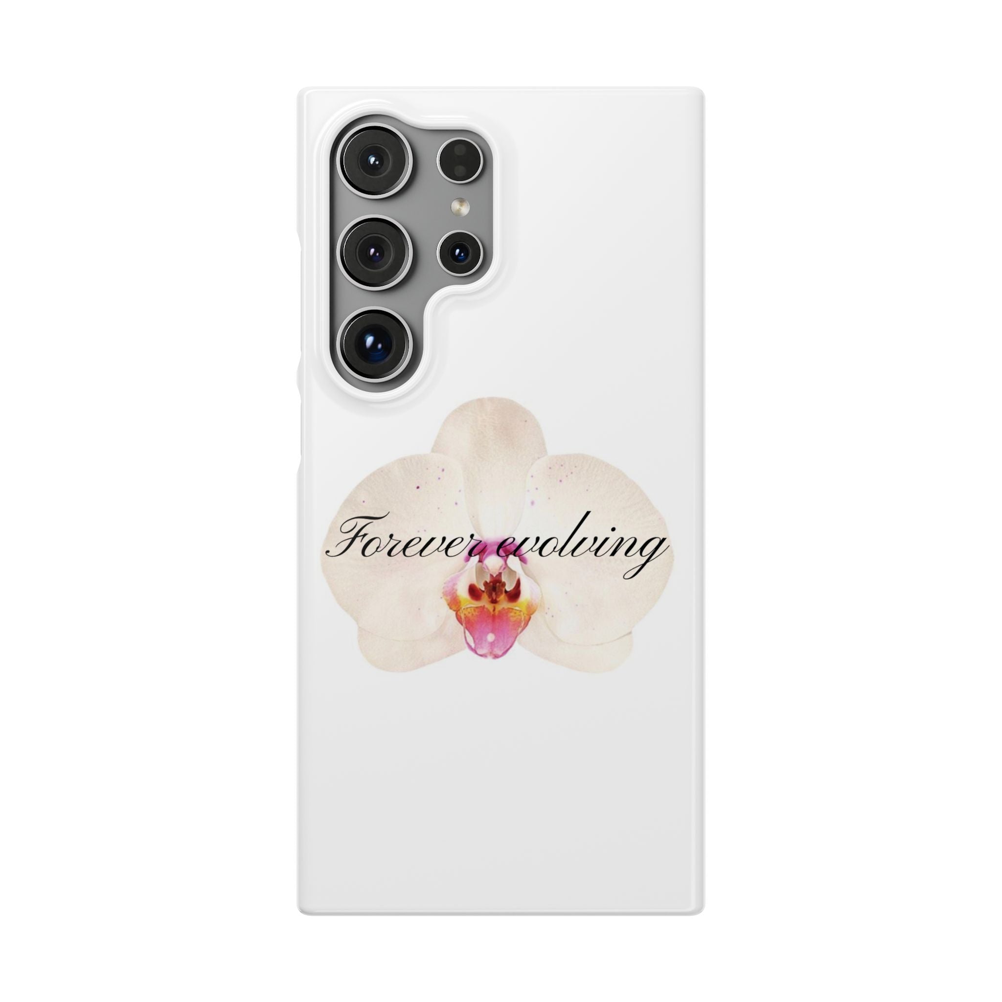 Forever evolving - Orchid phone case