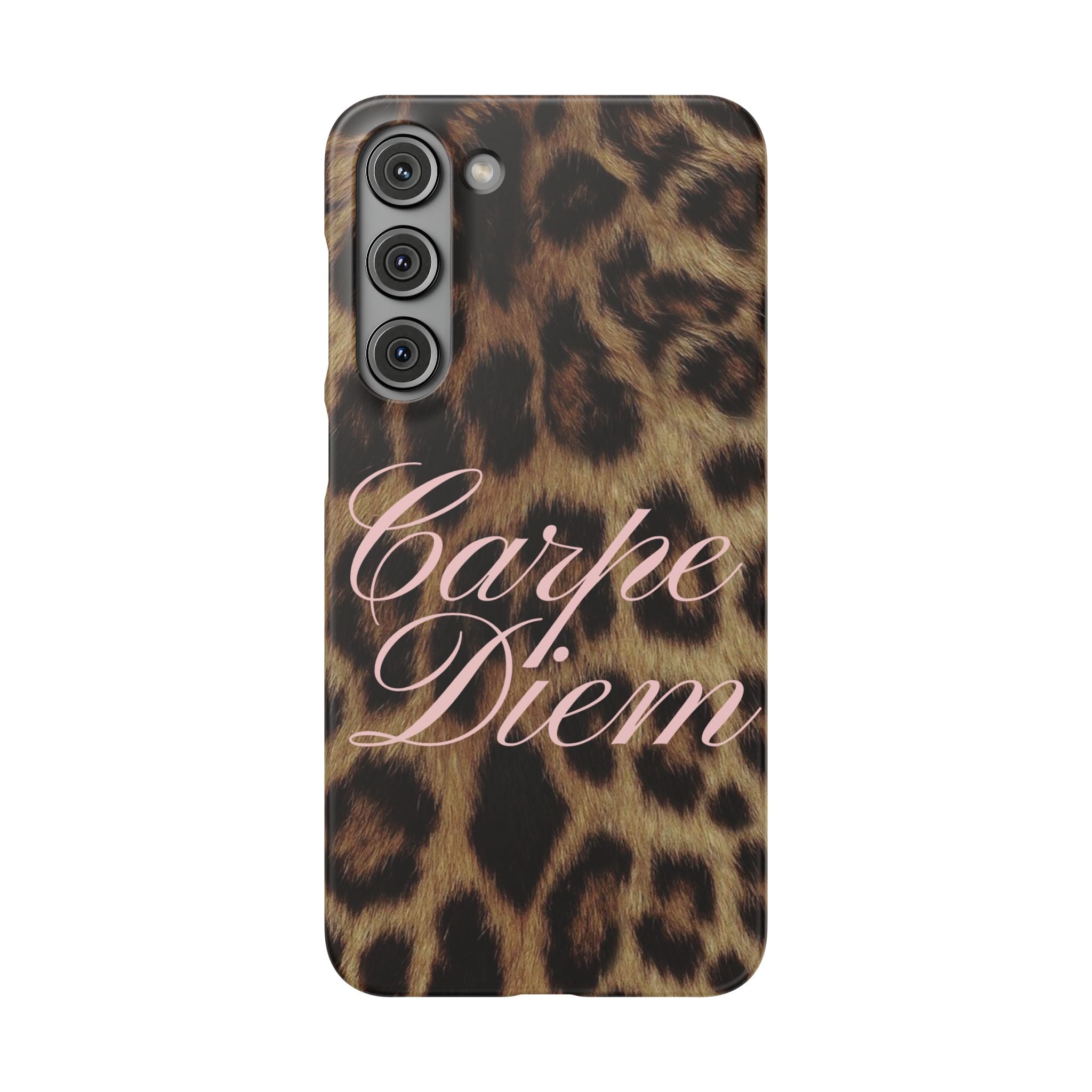 Carpe Diem - Leopard phone case
