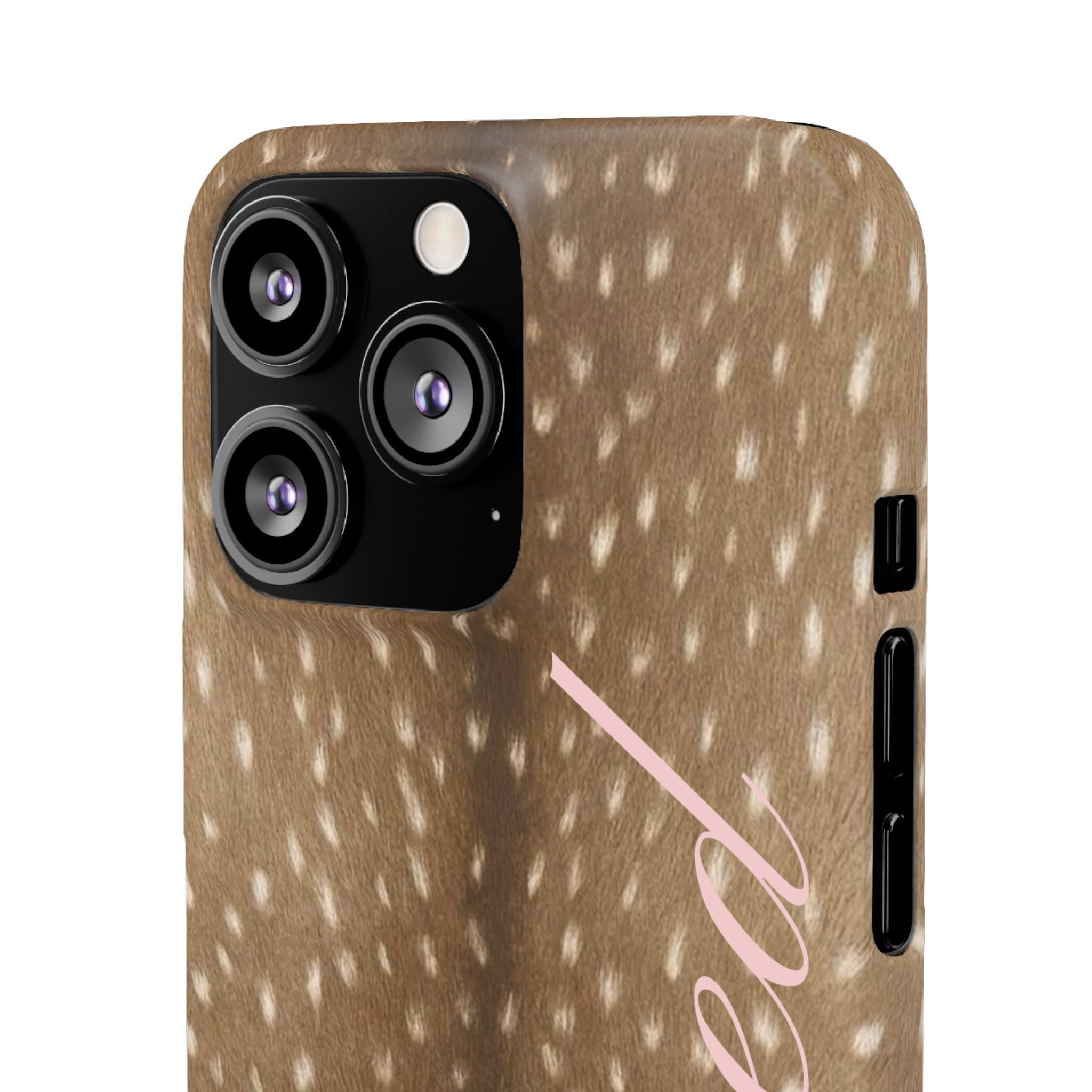 Blessed - Brown Spotted Deer Fur Phone case