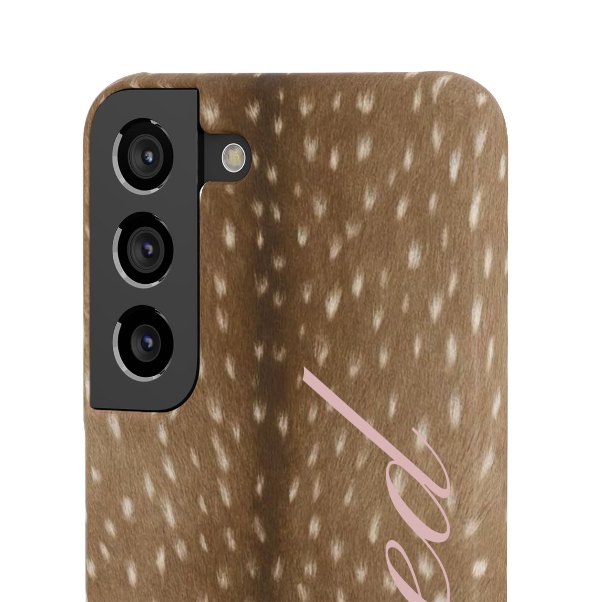 Blessed - Brown Spotted Deer Fur Phone case