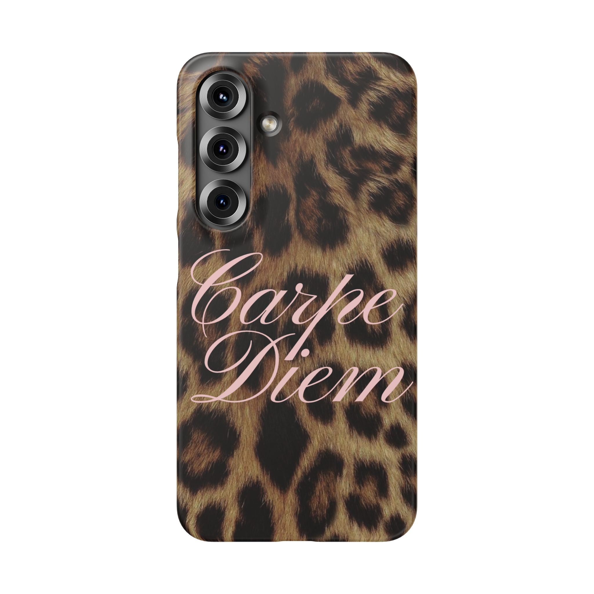 Carpe Diem - Leopard phone case