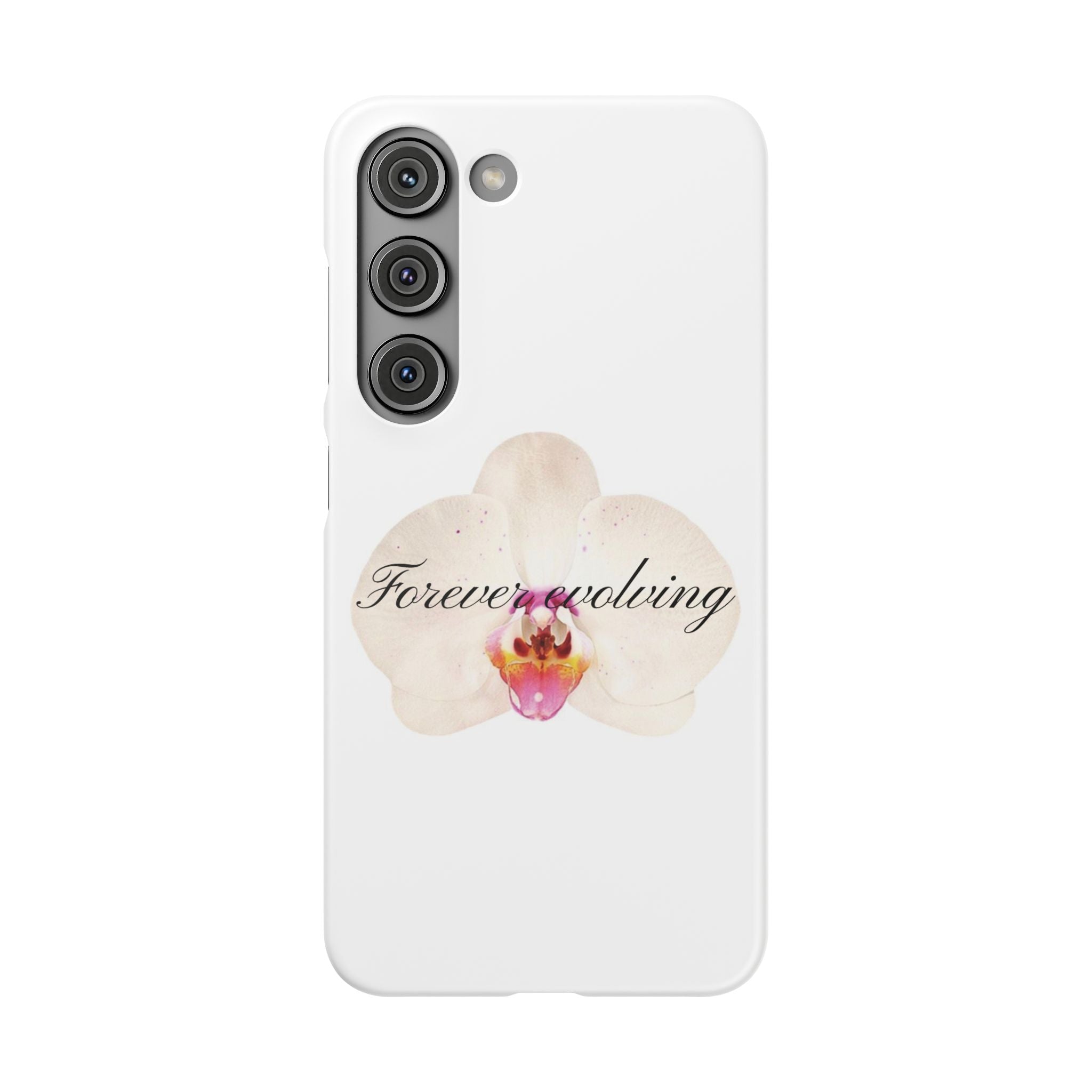 Forever evolving - Orchid phone case