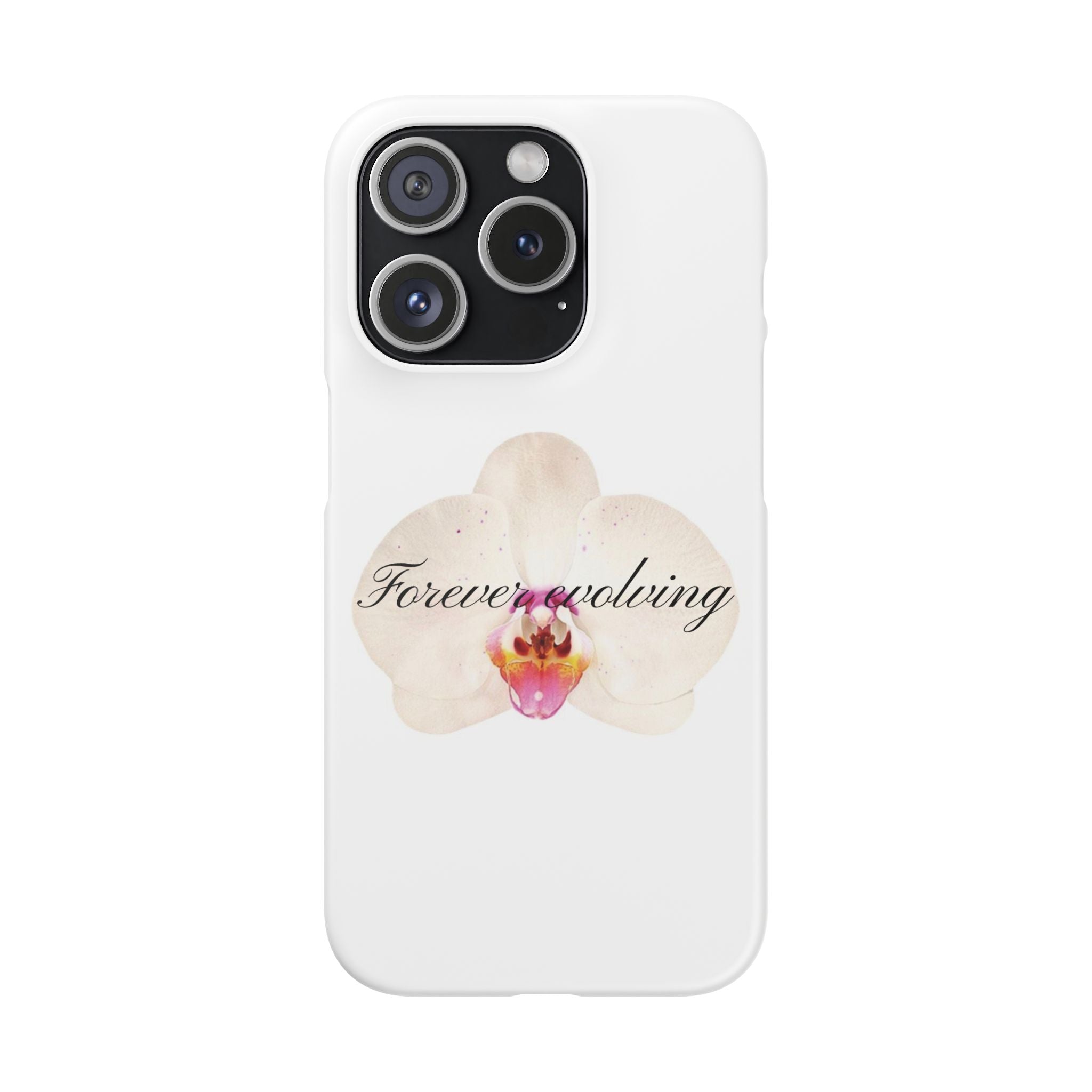Forever evolving - Orchid phone case