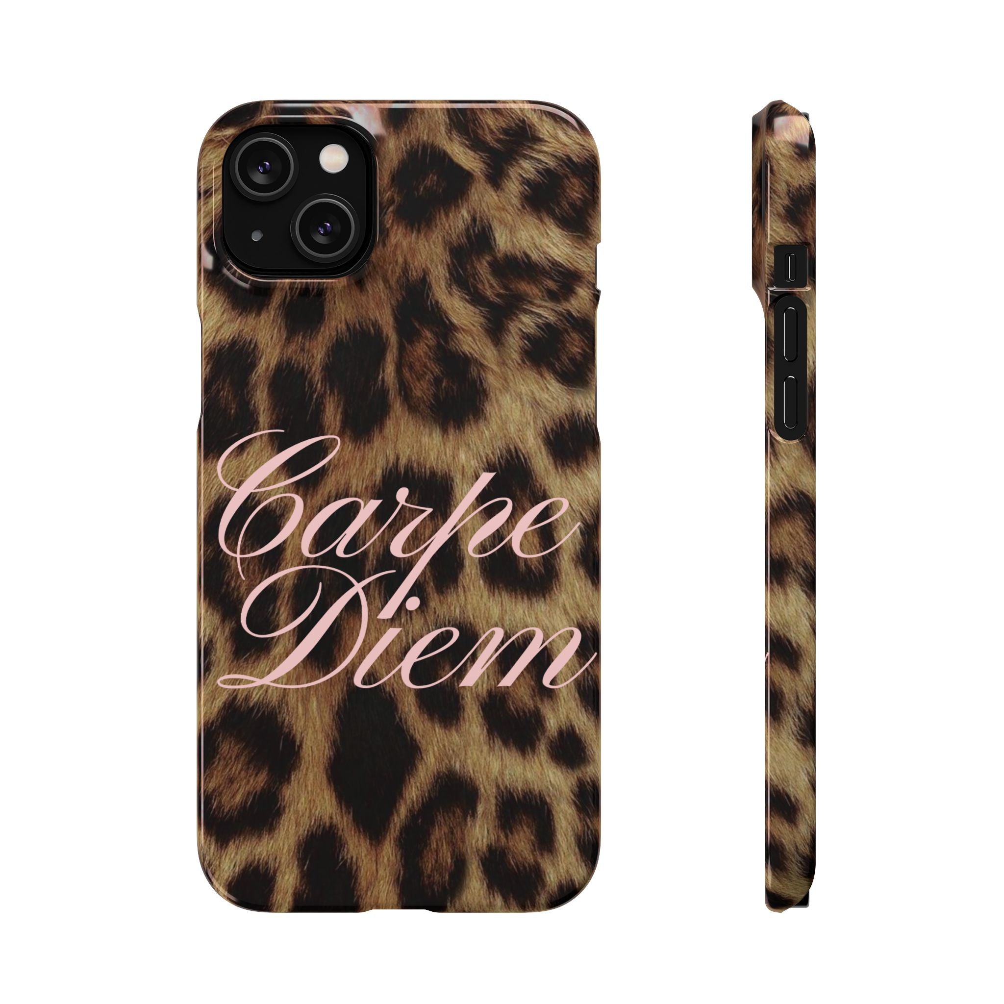 Carpe Diem - Leopard phone case