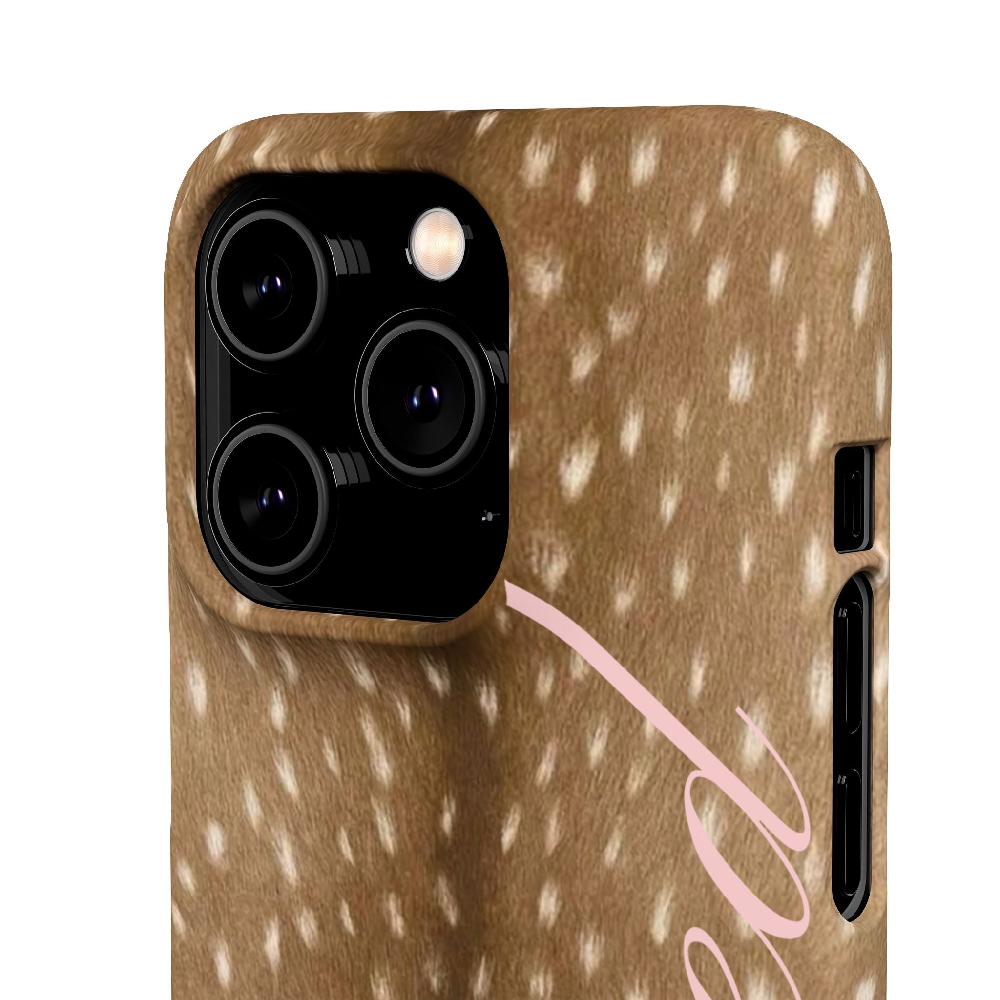 Blessed - Brown Spotted Deer Fur Phone case