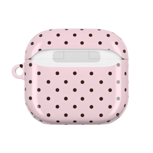 Blessed by God Pink Polka Dot AirPod Case