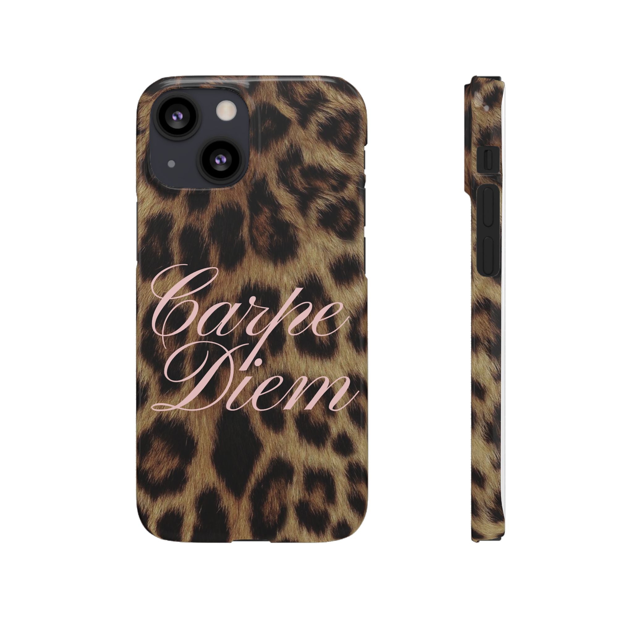 Carpe Diem - Leopard phone case