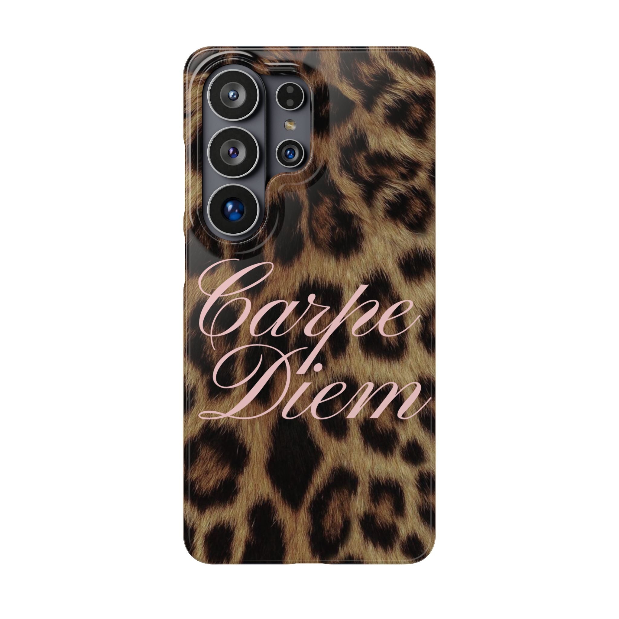 Carpe Diem - Leopard phone case