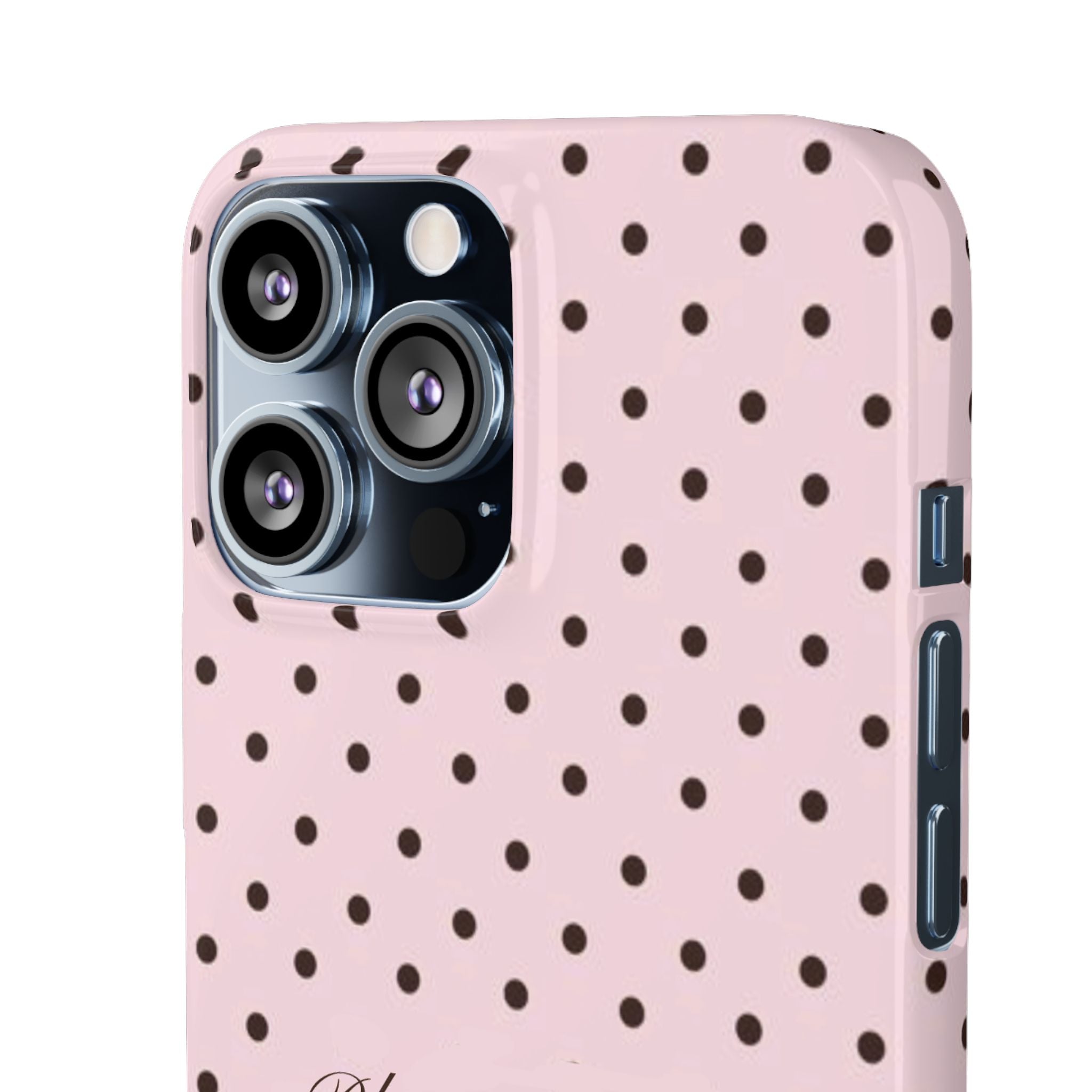 Blessed by God - Pink polka dot case