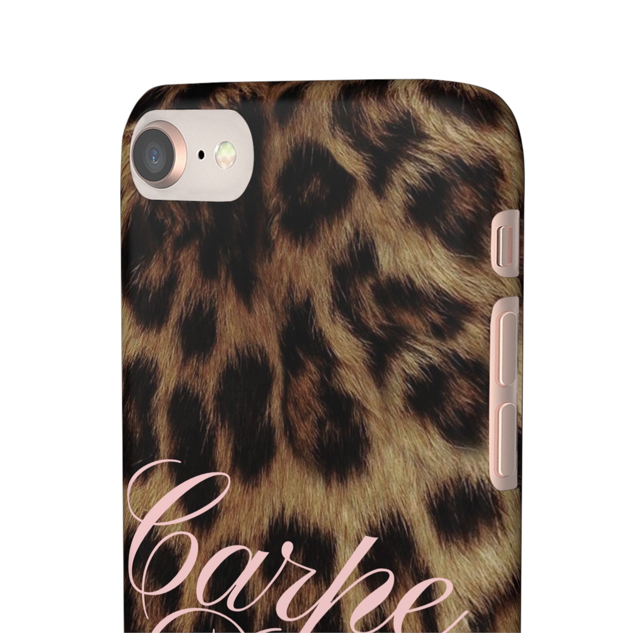 Carpe Diem - Leopard phone case