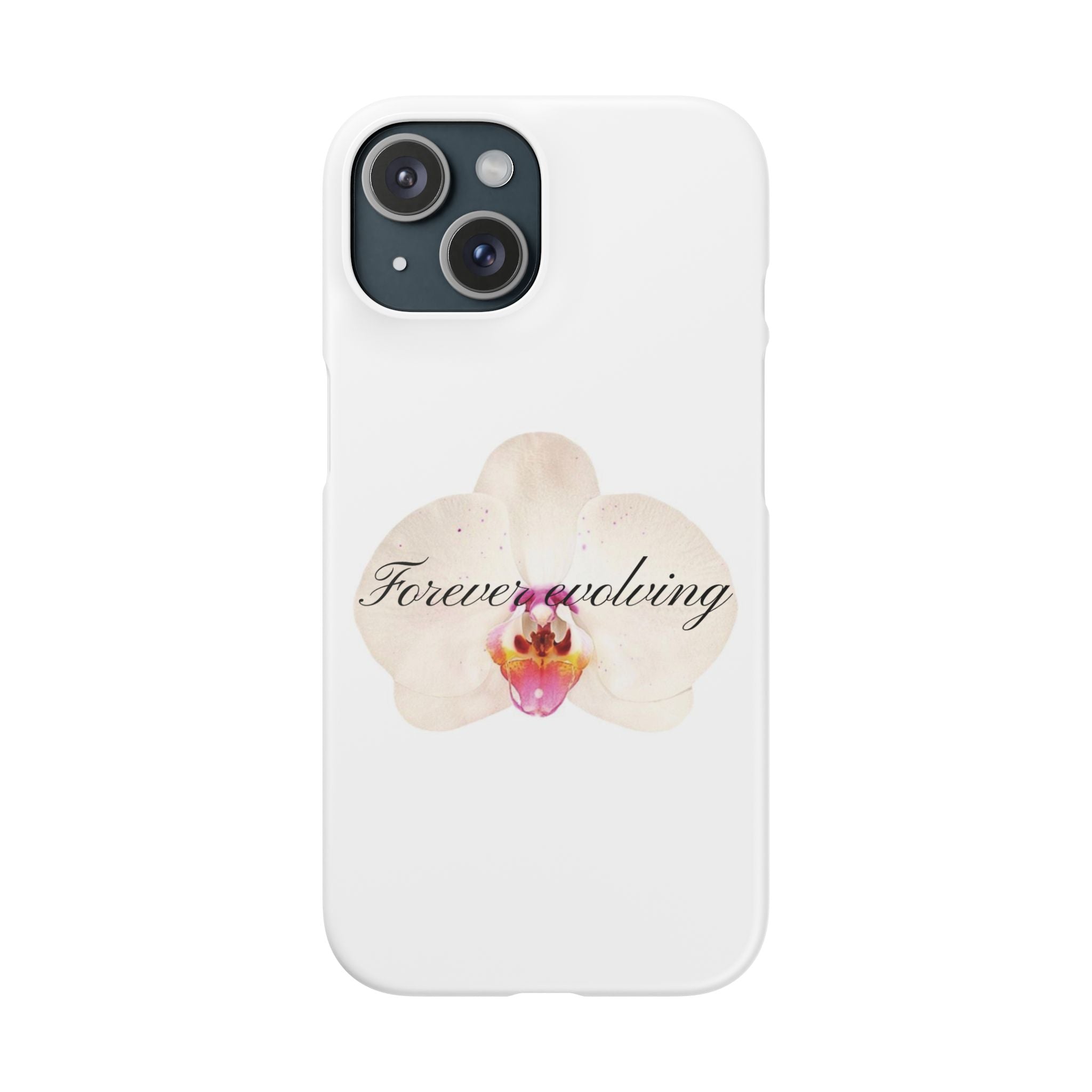Forever evolving - Orchid phone case