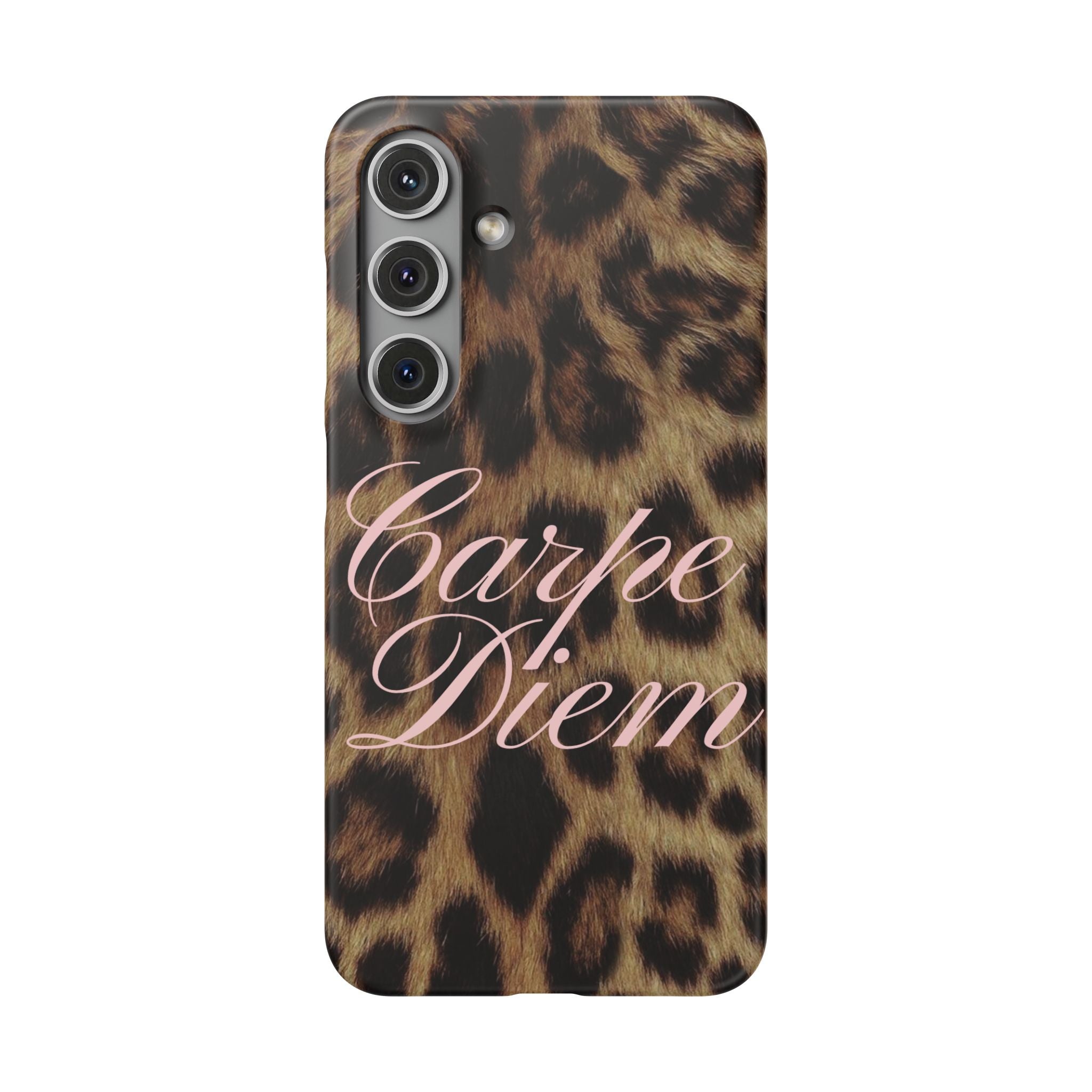 Carpe Diem - Leopard phone case