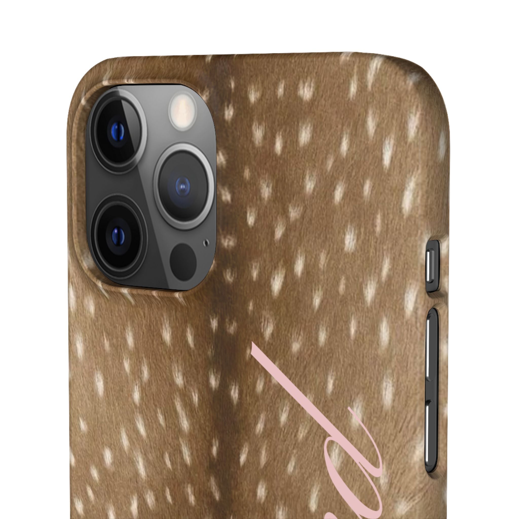 Blessed - Brown Spotted Deer Fur Phone case