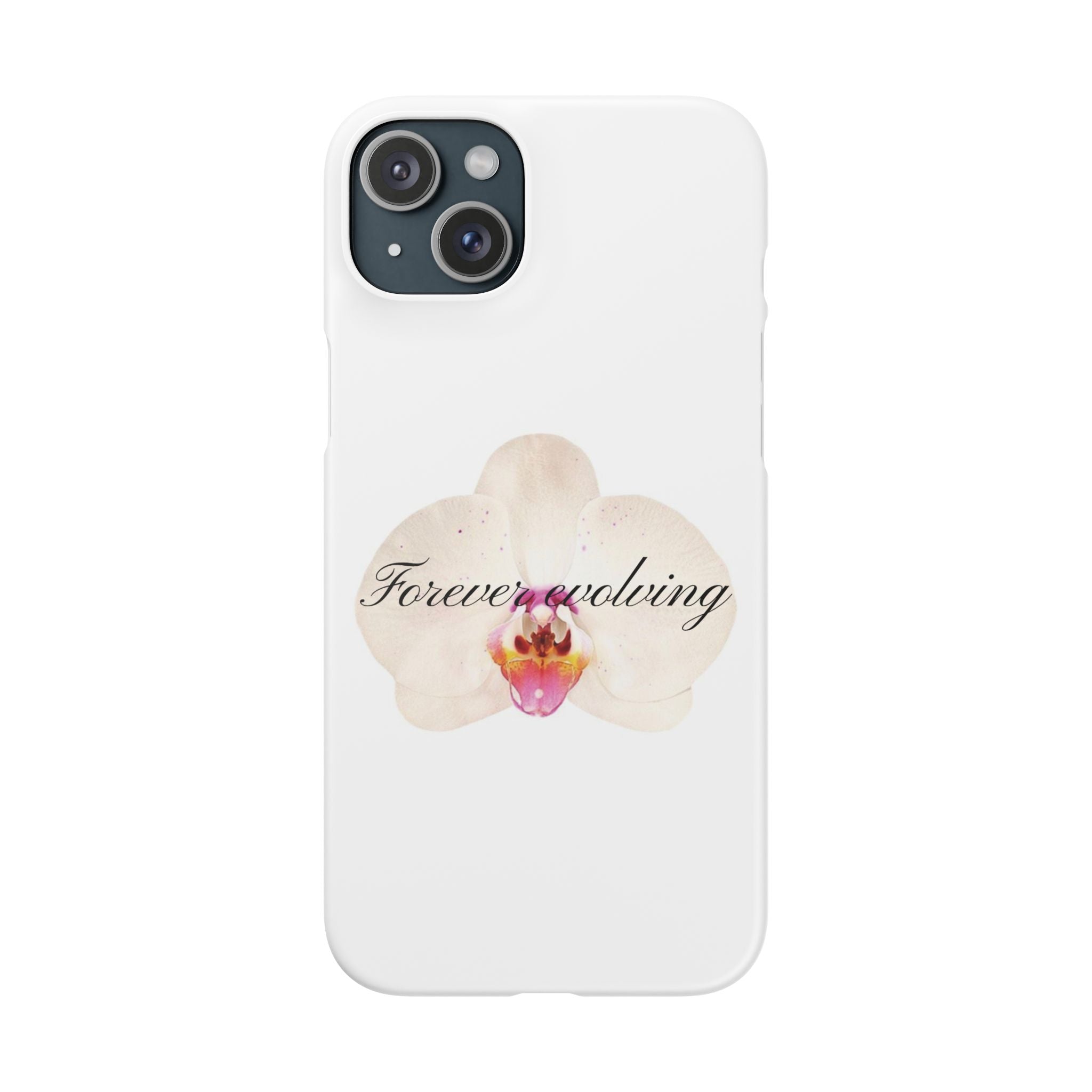 Forever evolving - Orchid phone case