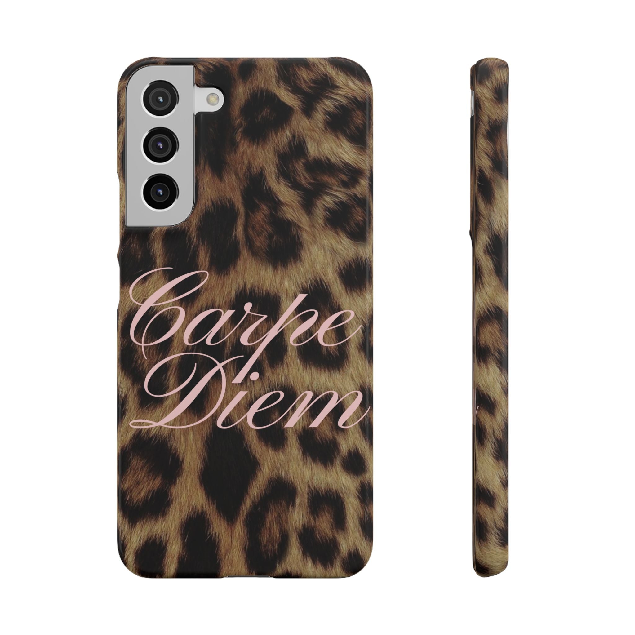 Carpe Diem - Leopard phone case