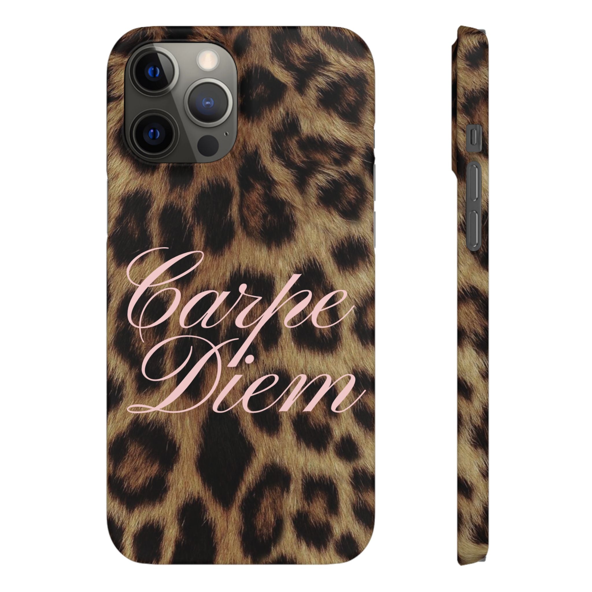 Carpe Diem - Leopard phone case