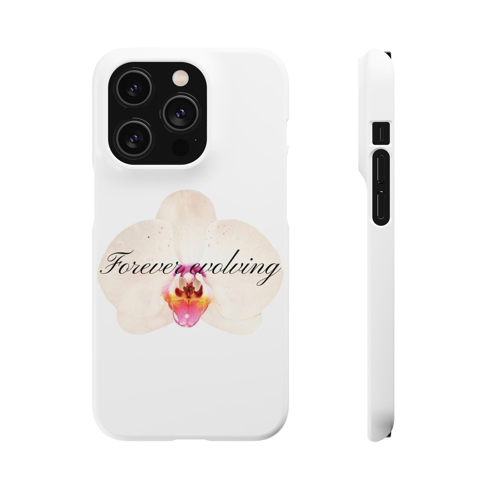 Forever evolving - Orchid phone case