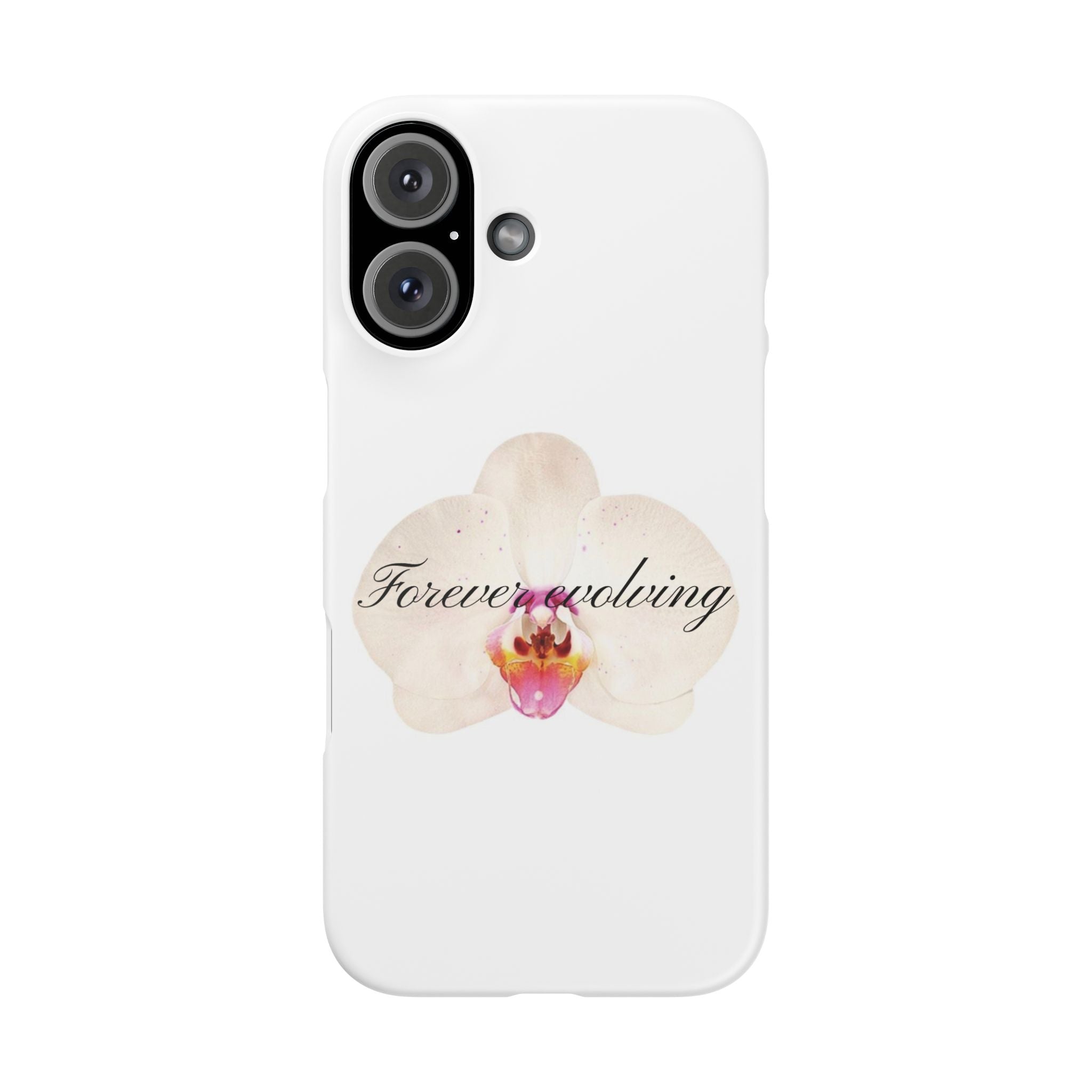 Forever evolving - Orchid phone case