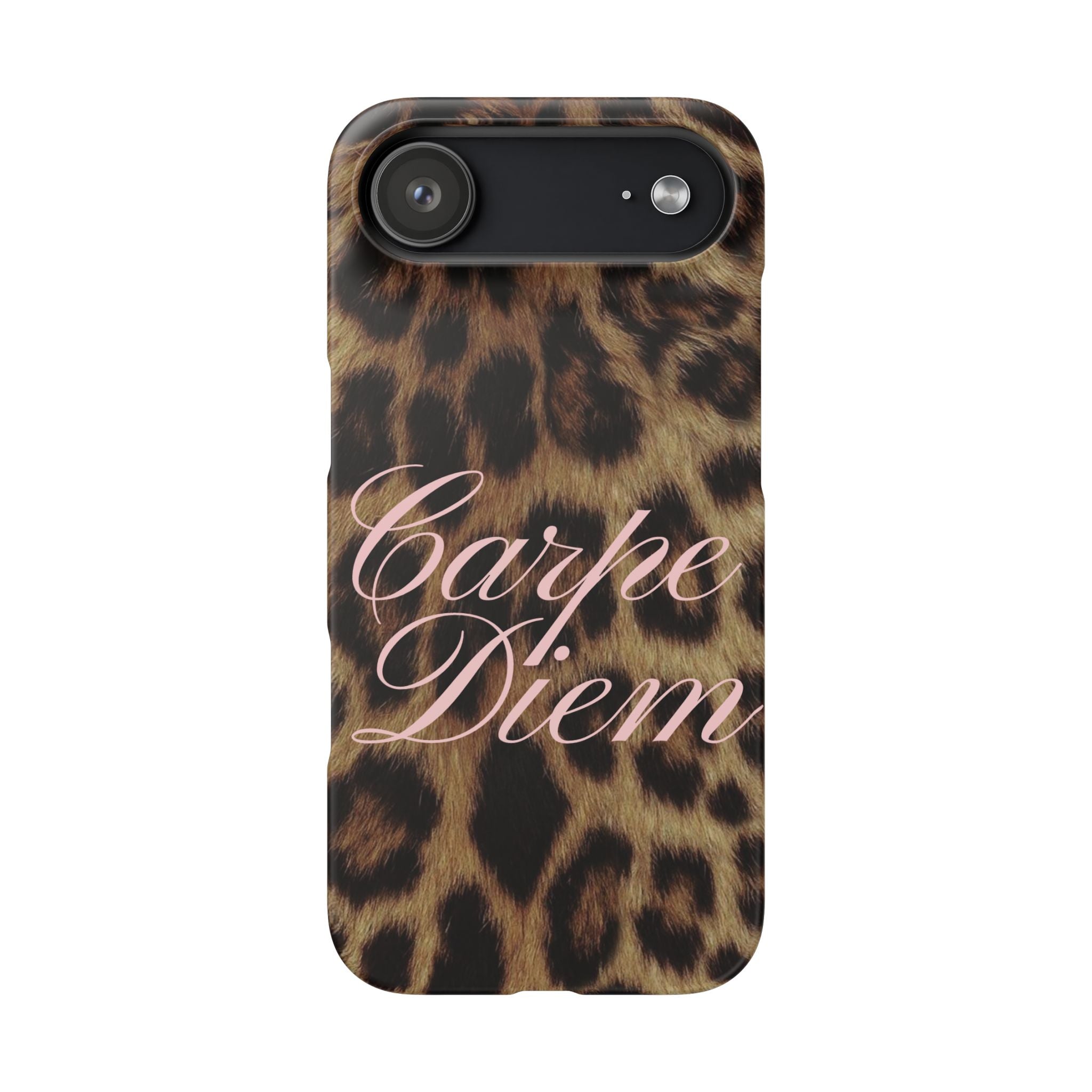 Carpe Diem - Leopard phone case
