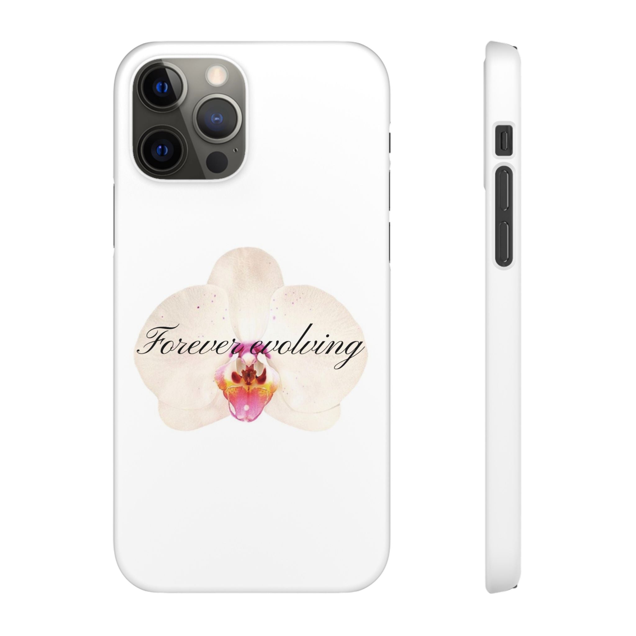 Forever evolving - Orchid phone case
