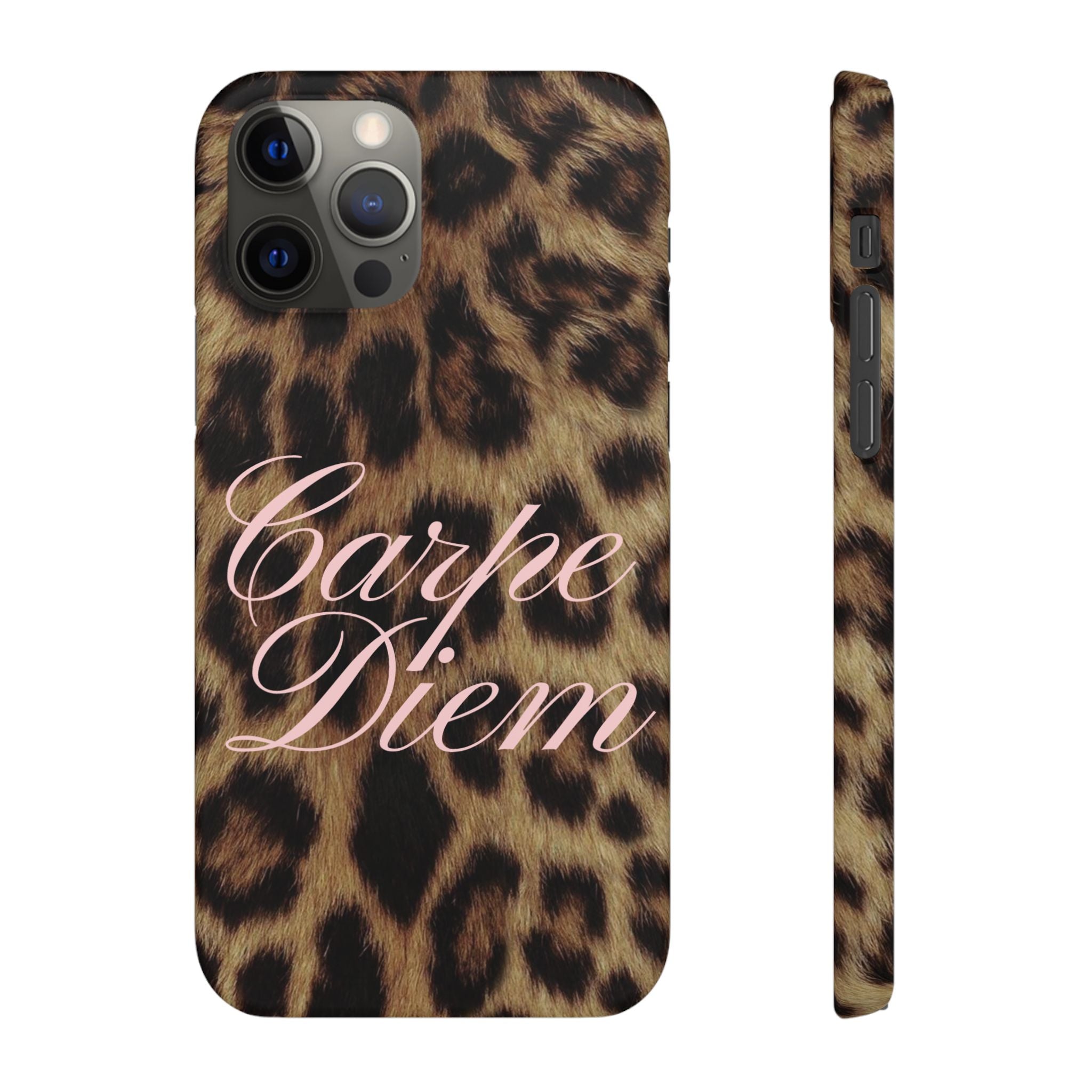 Carpe Diem - Leopard phone case