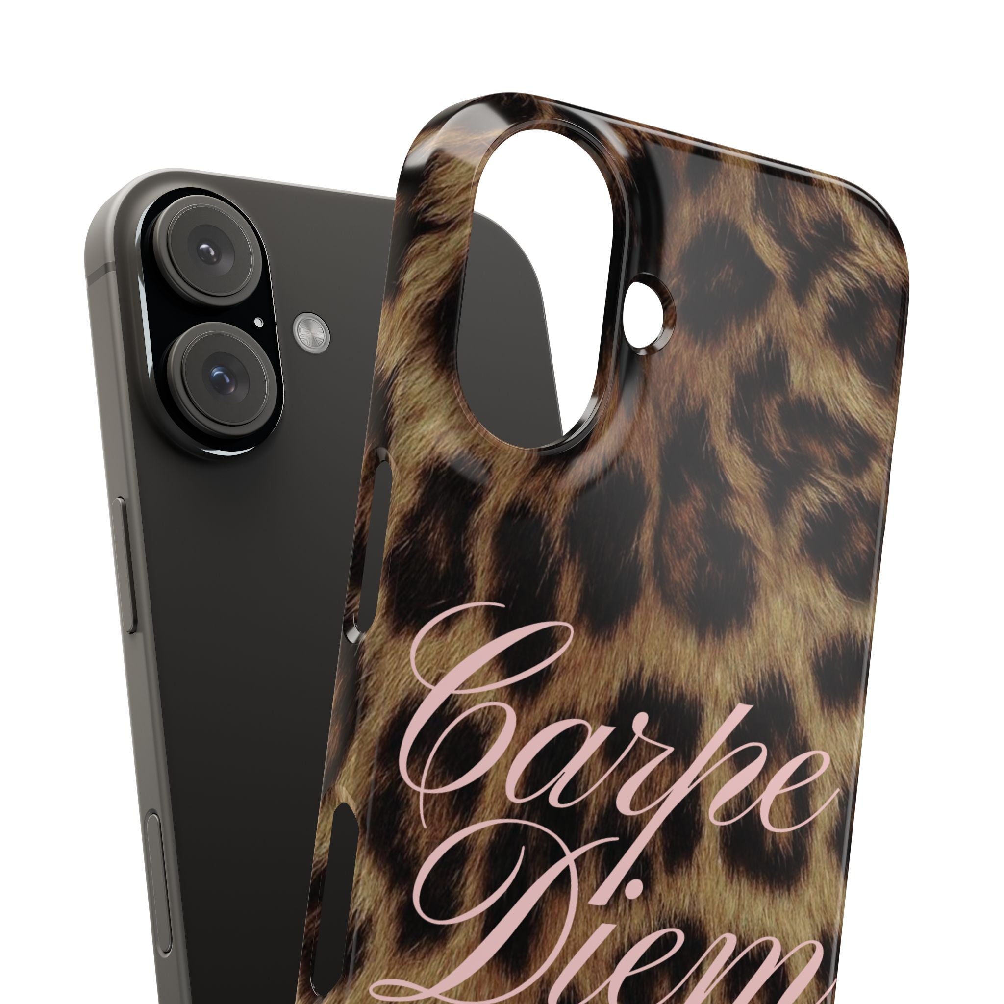 Carpe Diem - Leopard phone case