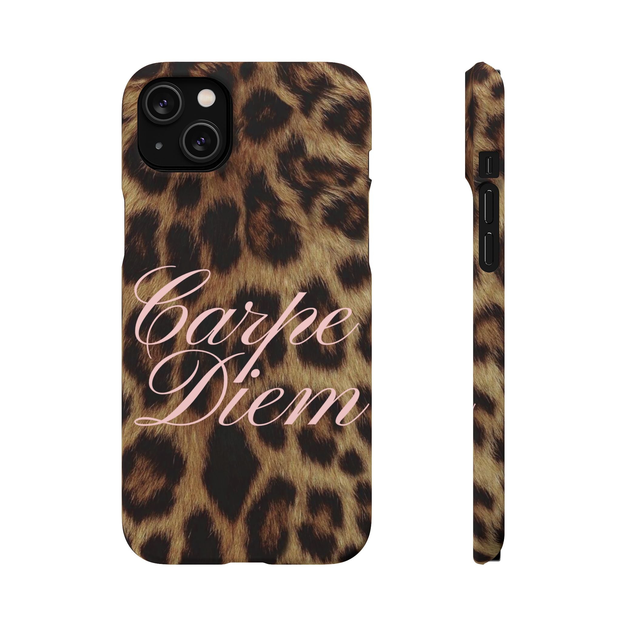 Carpe Diem - Leopard phone case