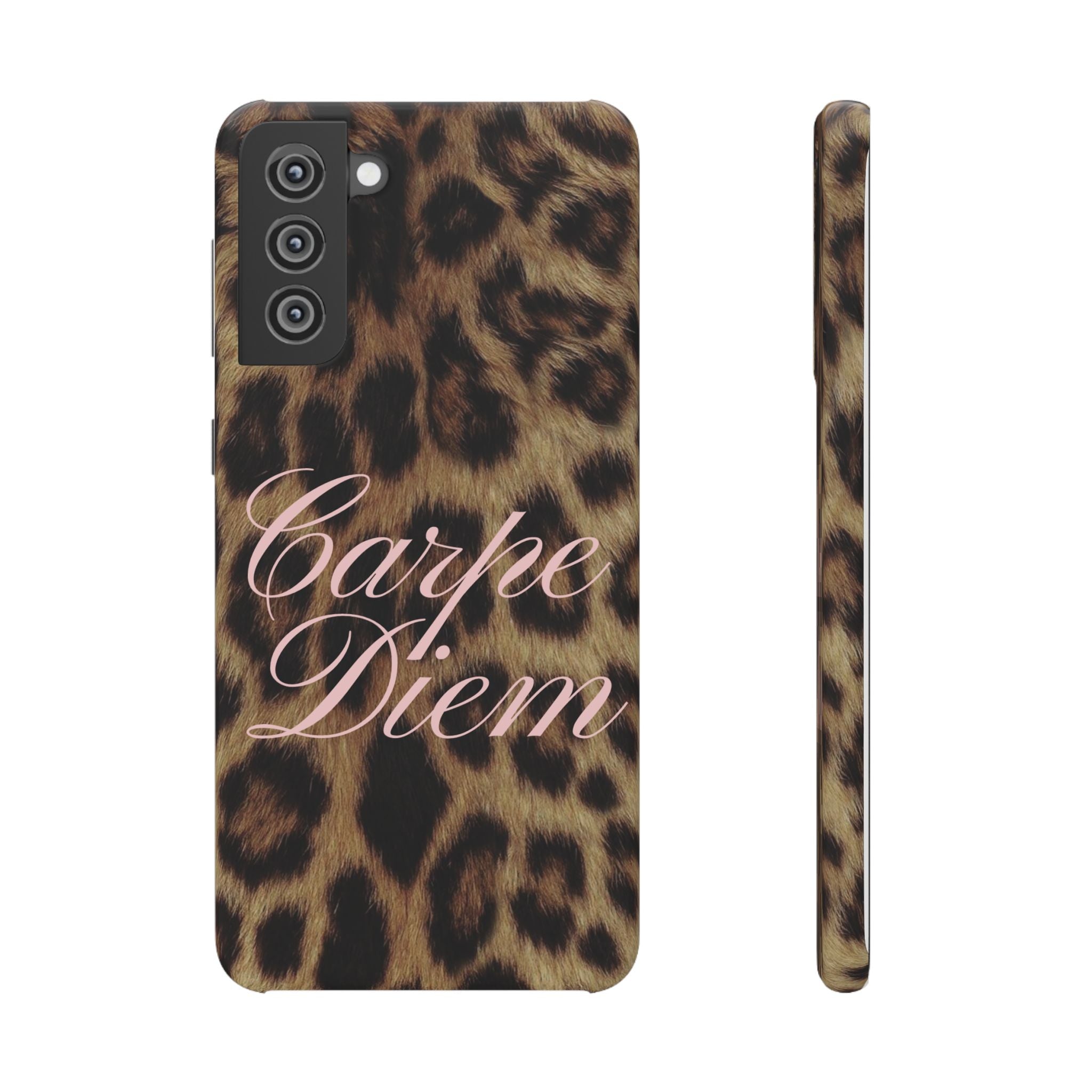 Carpe Diem - Leopard phone case