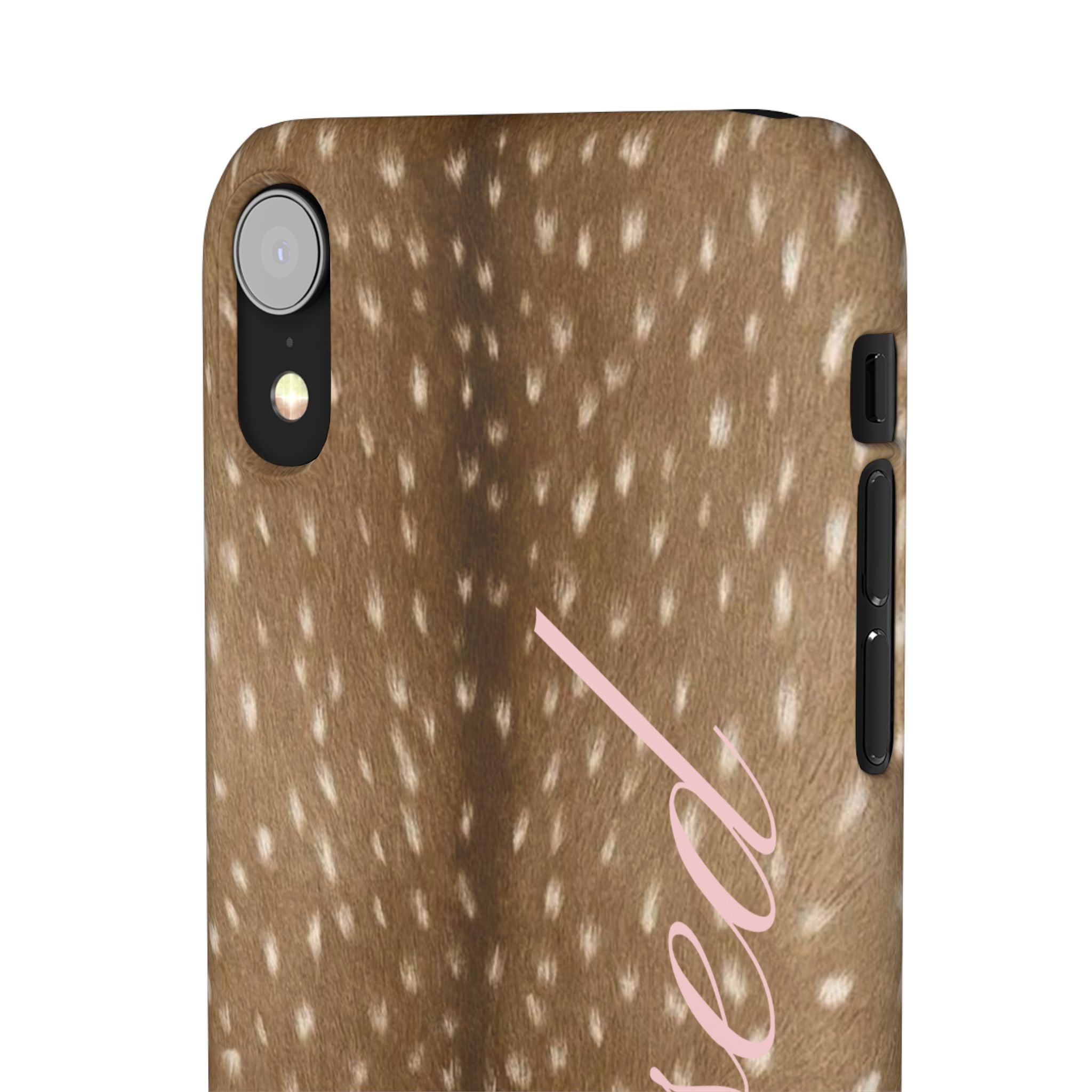 Blessed - Brown Spotted Deer Fur Phone case