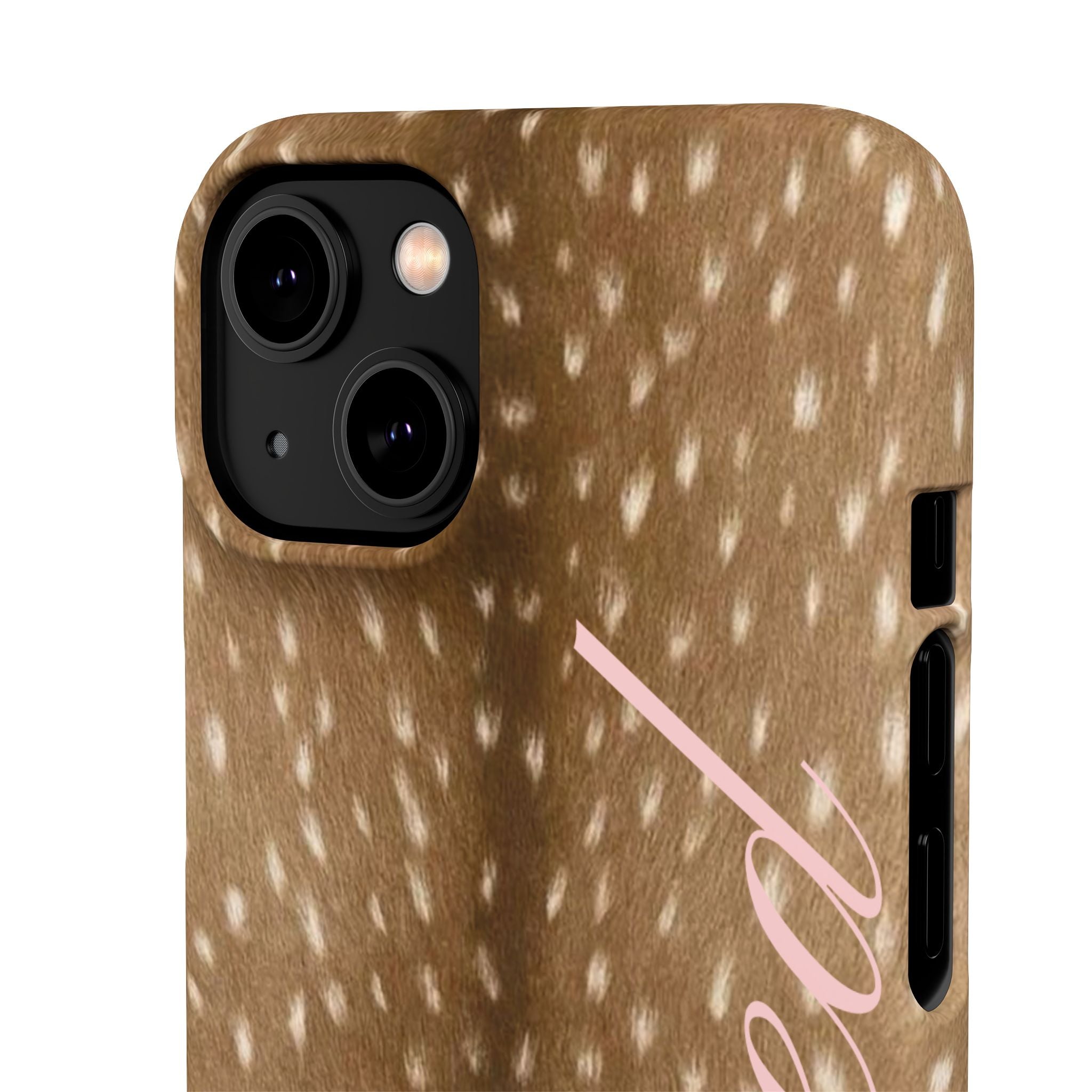 Blessed - Brown Spotted Deer Fur Phone case
