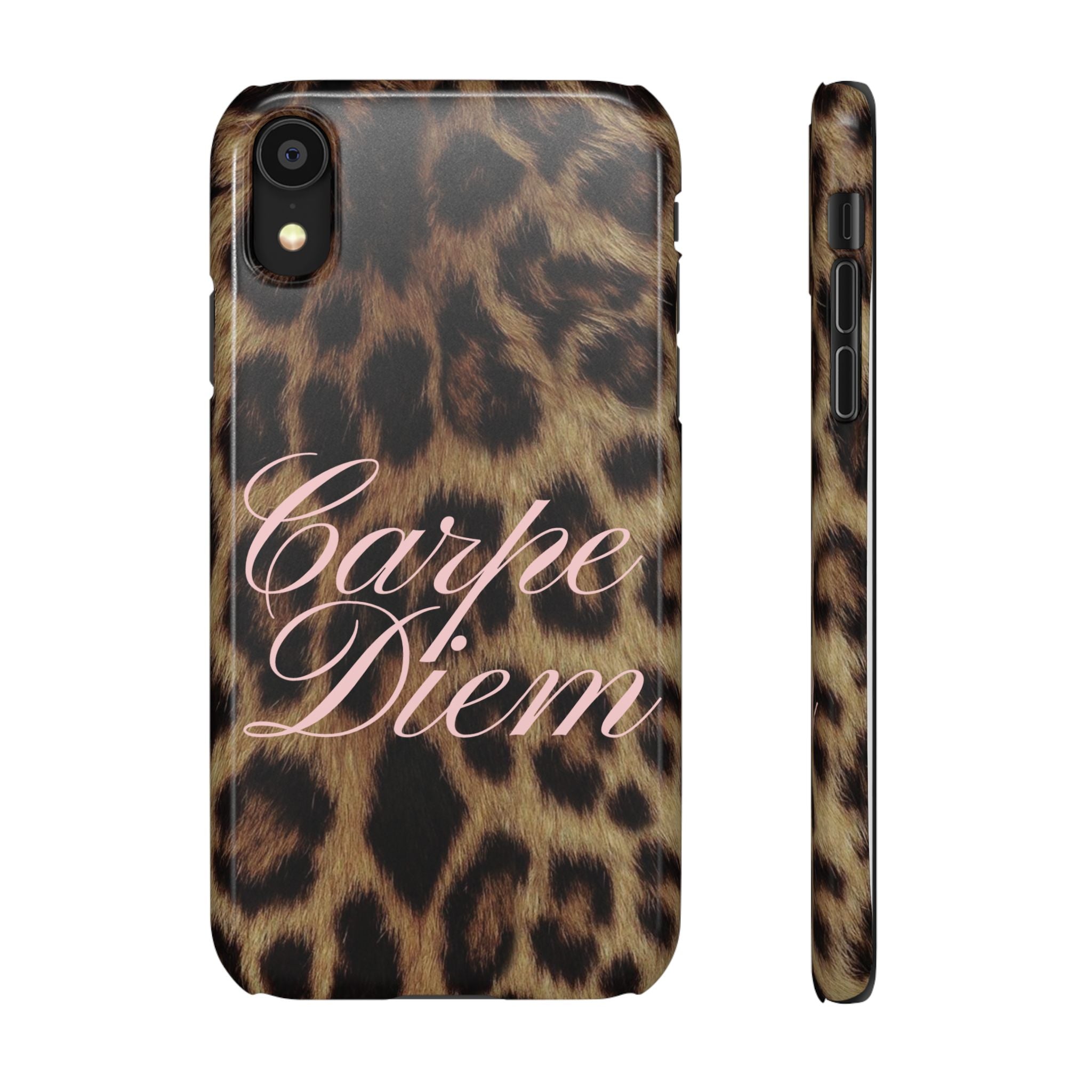 Carpe Diem - Leopard phone case